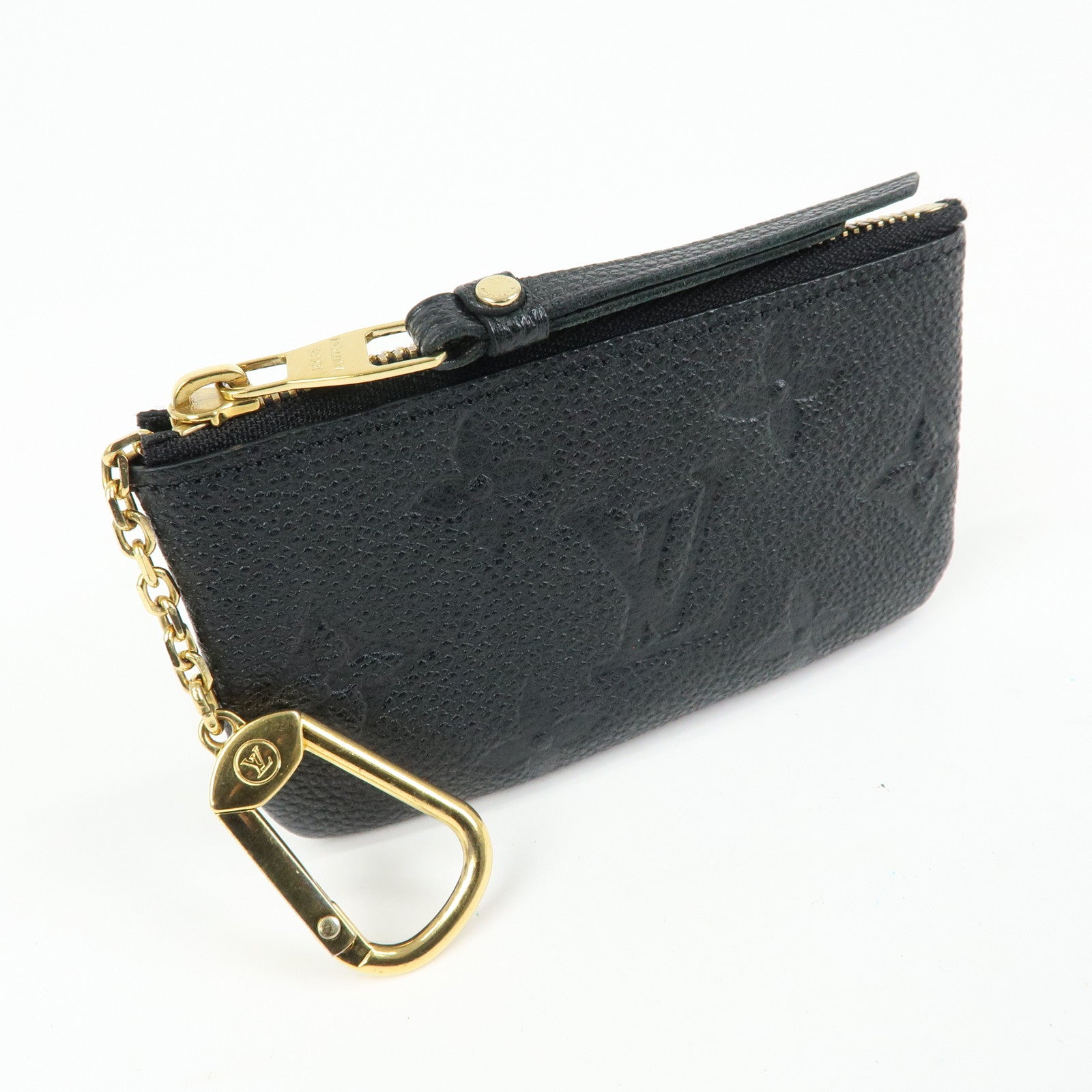 Louis Vuitton Monogram Empreinte Pochette Cles Key Case Noir M80879