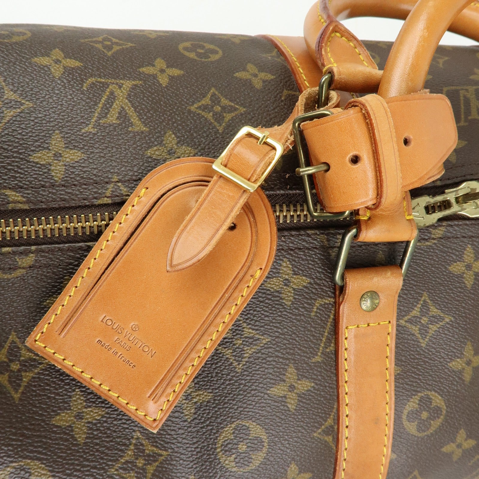 Louis Vuitton Monogram Keep All 55 Boston Bag Brown M41424