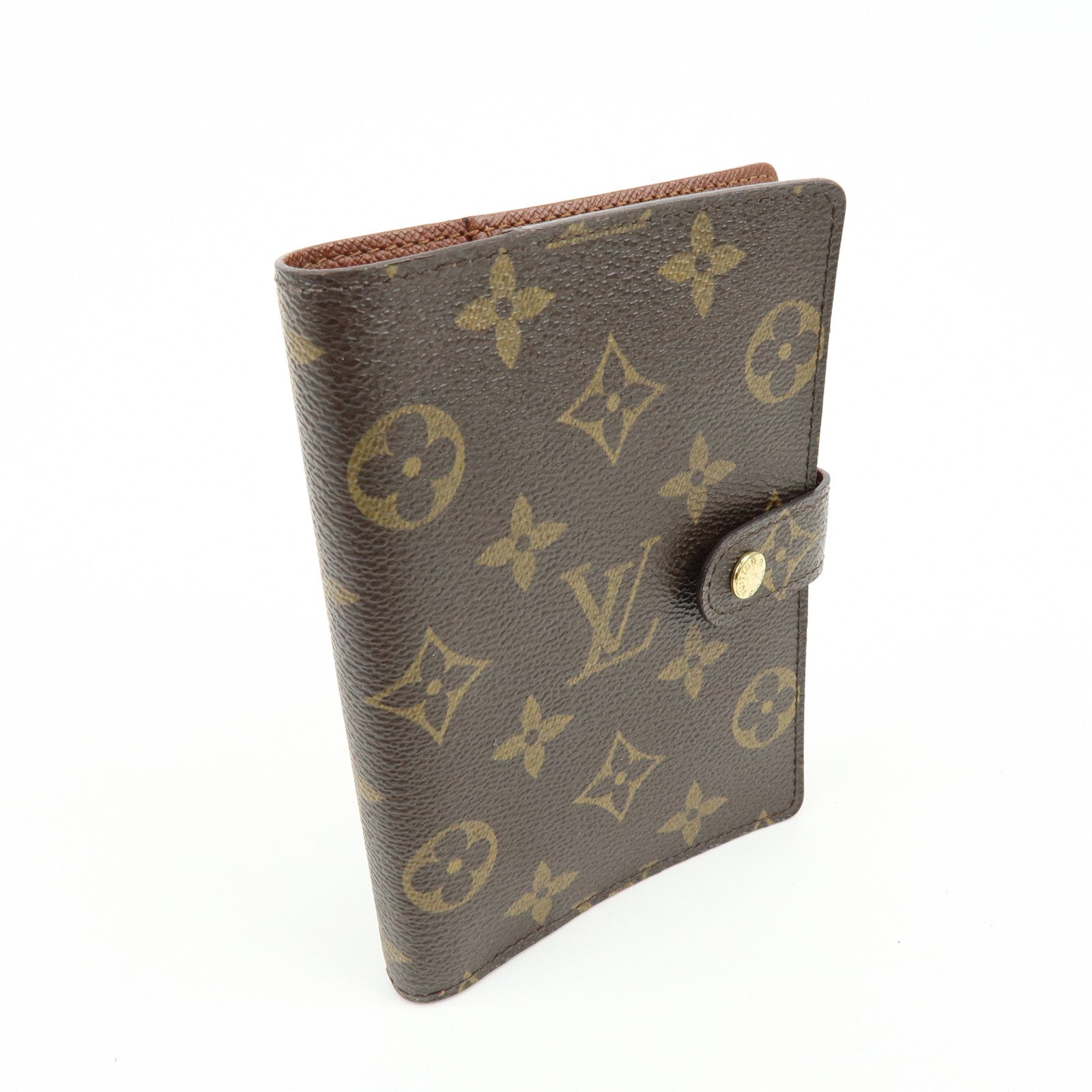 Louis Vuitton Monogram Agenda PM Planner Cover Brown R20005