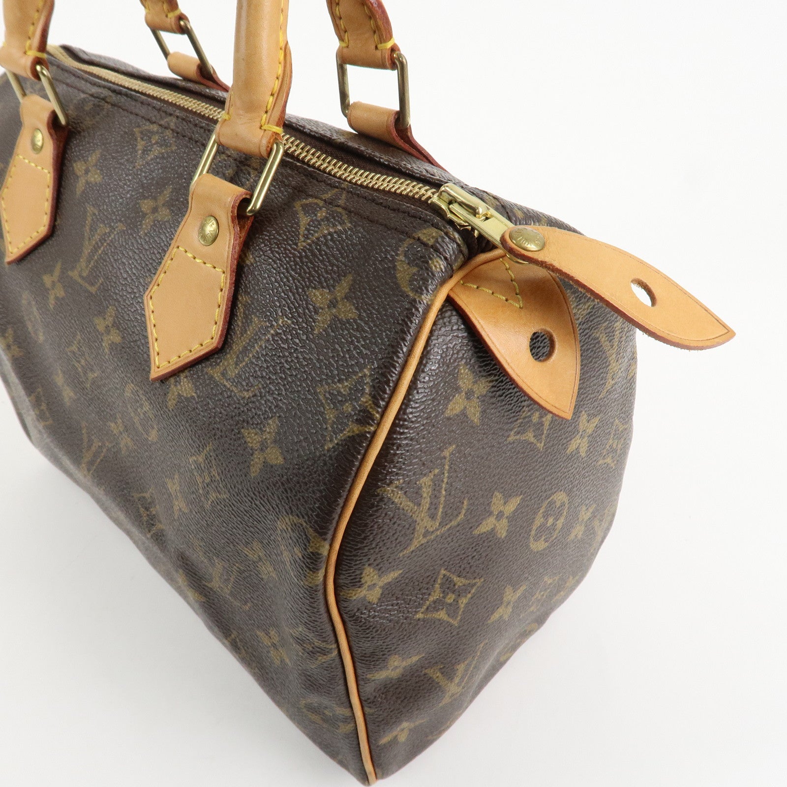 Louis Vuitton Monogram Speedy 25 Hand Bag Boston Bag M41528 Used