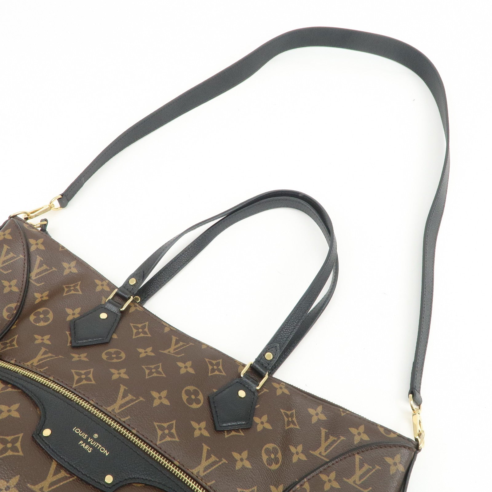Louis Vuitton Monogram Tournelle 2WAY Bag Tote Bag Noir