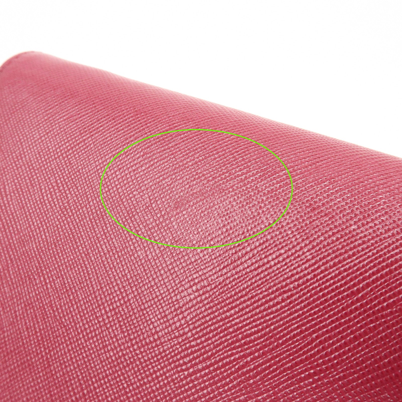 PRADA Saffiano Leather Chain Wallet WOC Pink 1M1290