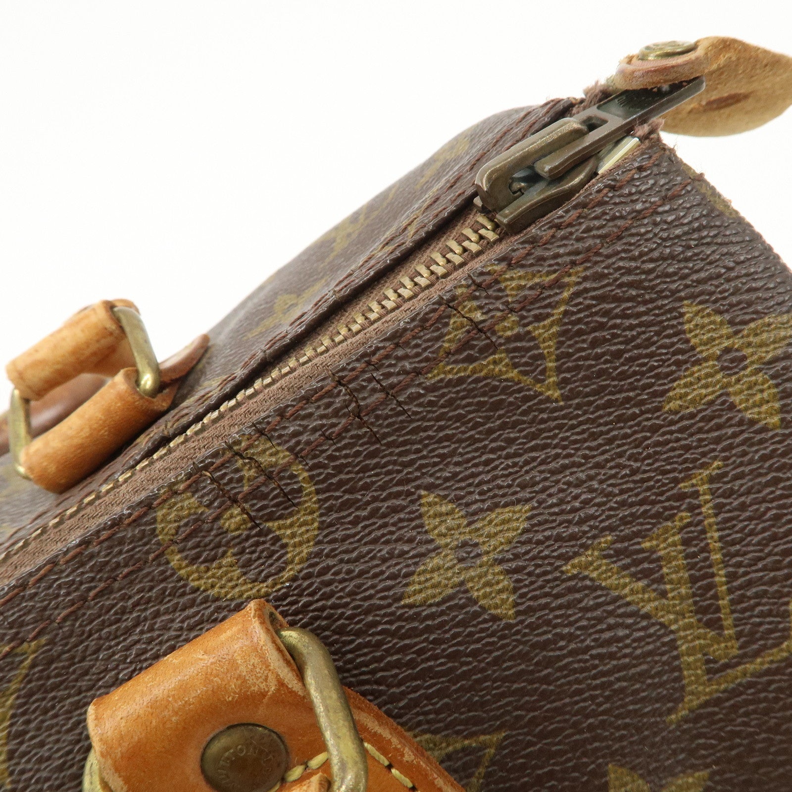 Louis Vuitton Monogram Speedy 30 Hand Bag Boston Bag M41526 Used