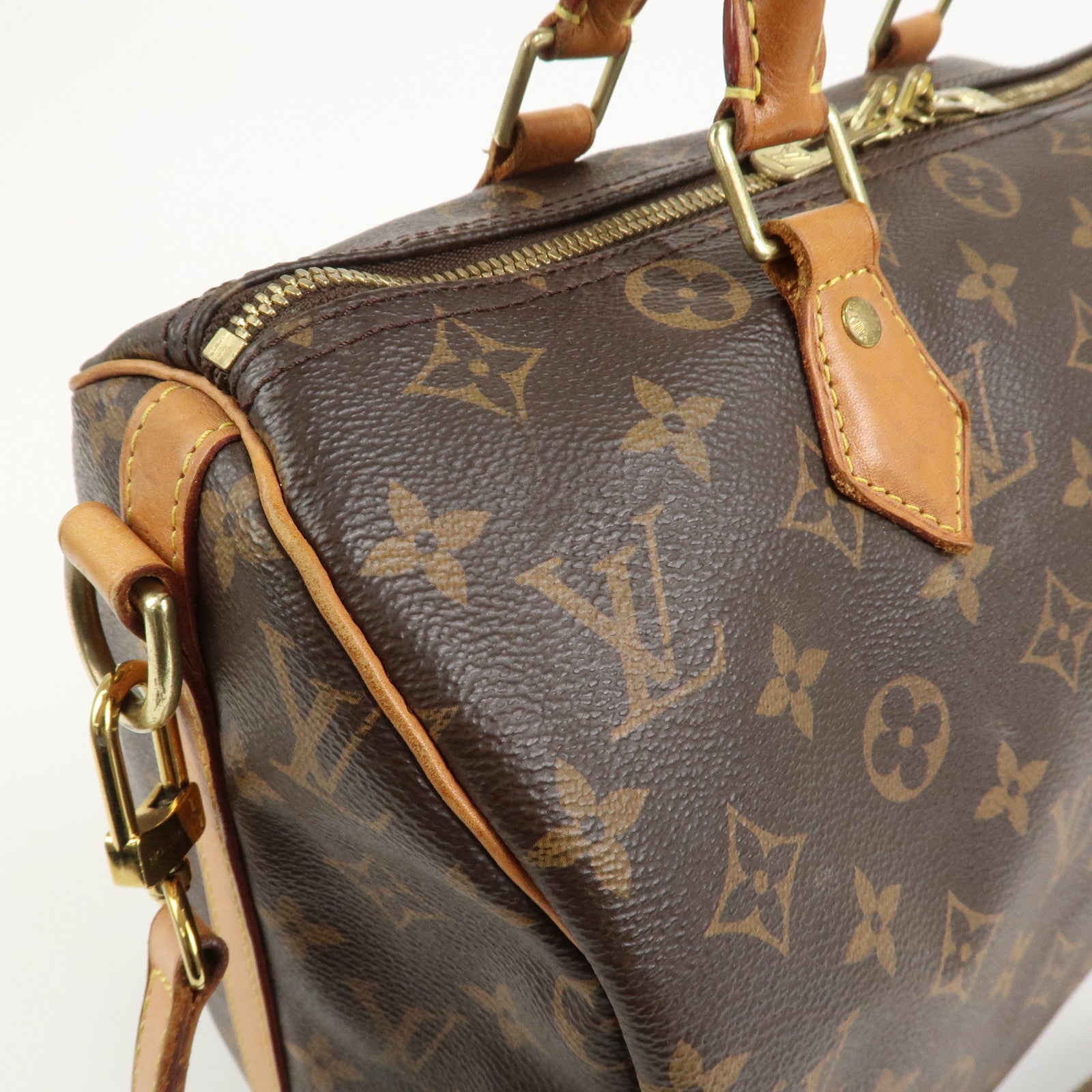 Louis Vuitton Monogram Canvas Speedy 30 Bandouliere Hand Bag M41112