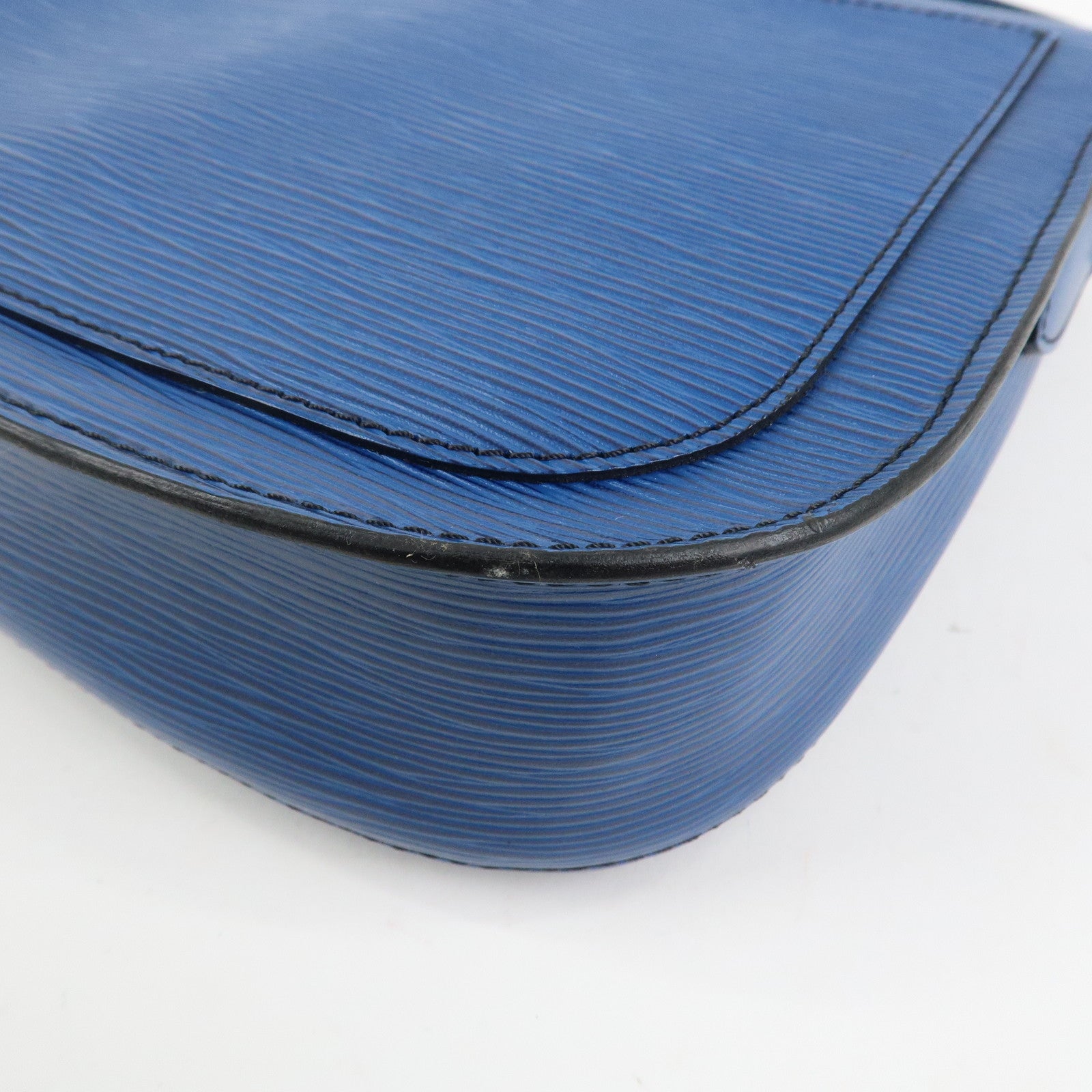 Louis Vuitton Epi Saint Cloud Shoulder Bag Toledo Blue M52195