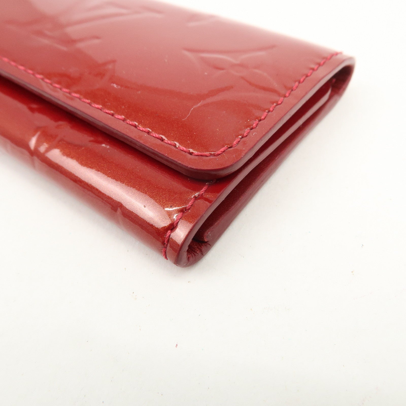 Louis Vuitton Monogram Vernis Multicles 4 Key Case Cerise M90204