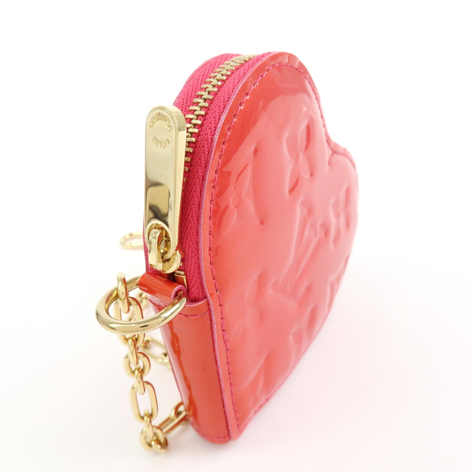 Louis Vuitton Monogram Vernis Porte Monnaie Coeur Coin Case M93657