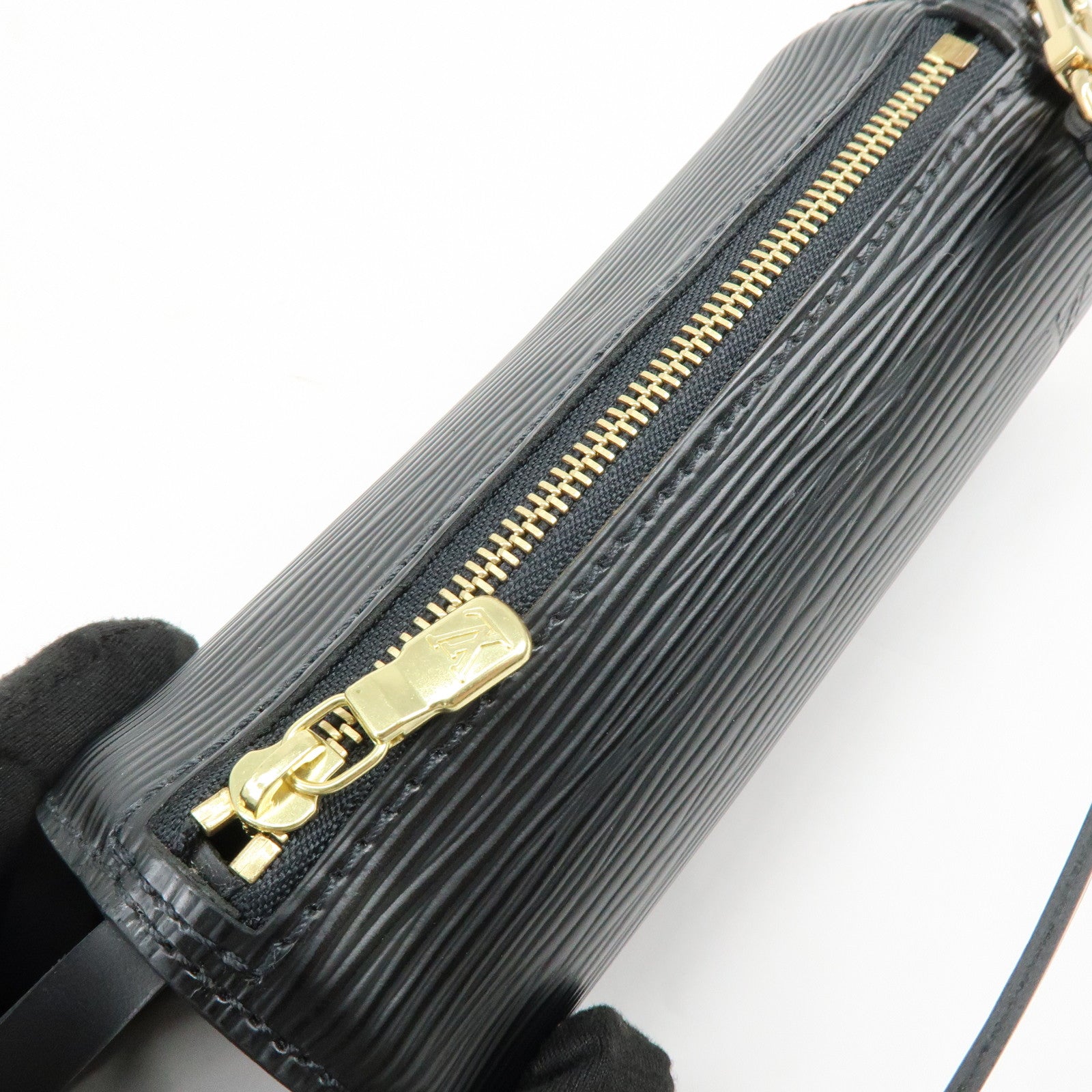 Louis Vuitton Epi Soufflot Shoulder Bag Hand Bag Noir M52222