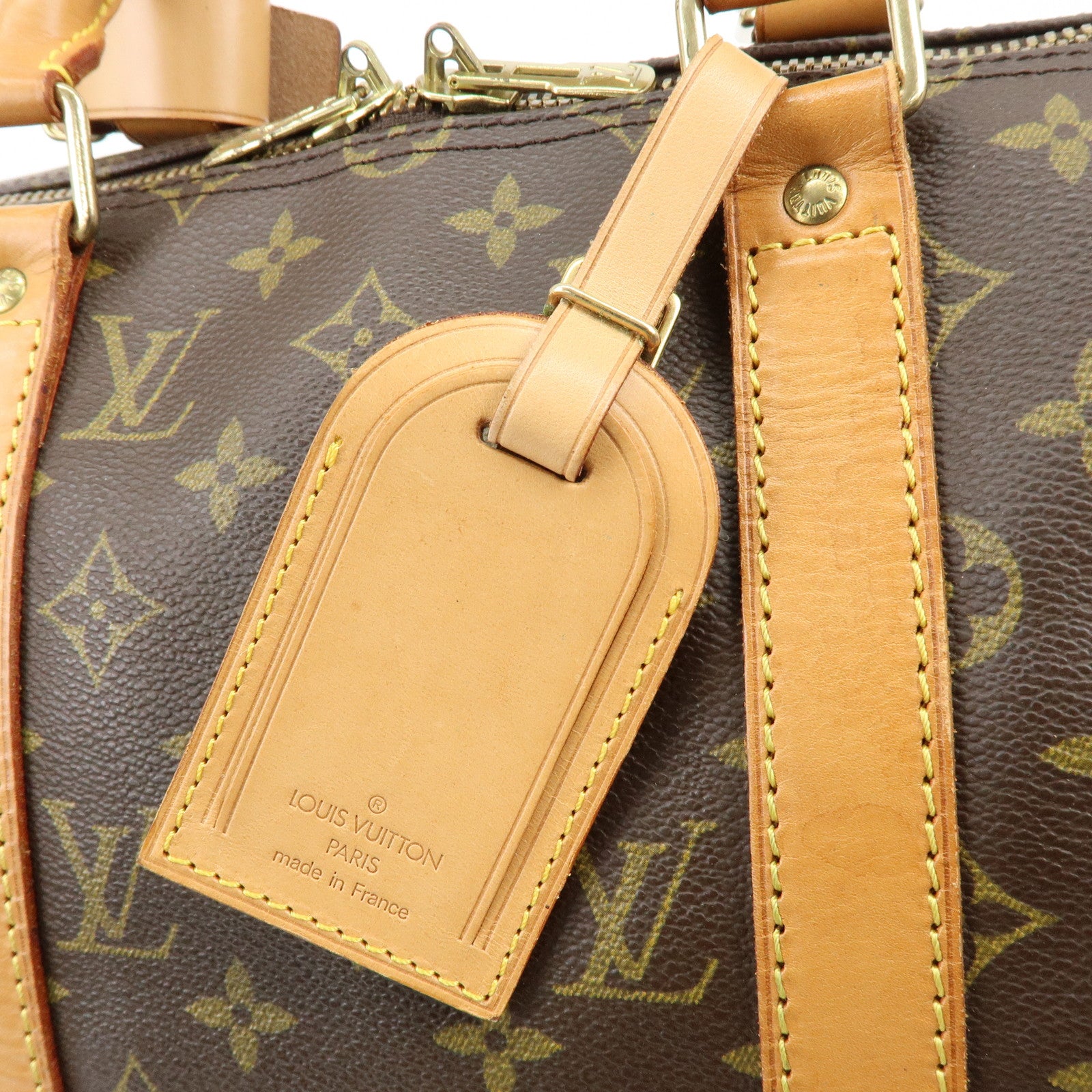Louis Vuitton Monogram Keep All Bandouliere 50 Boston Bag M41416