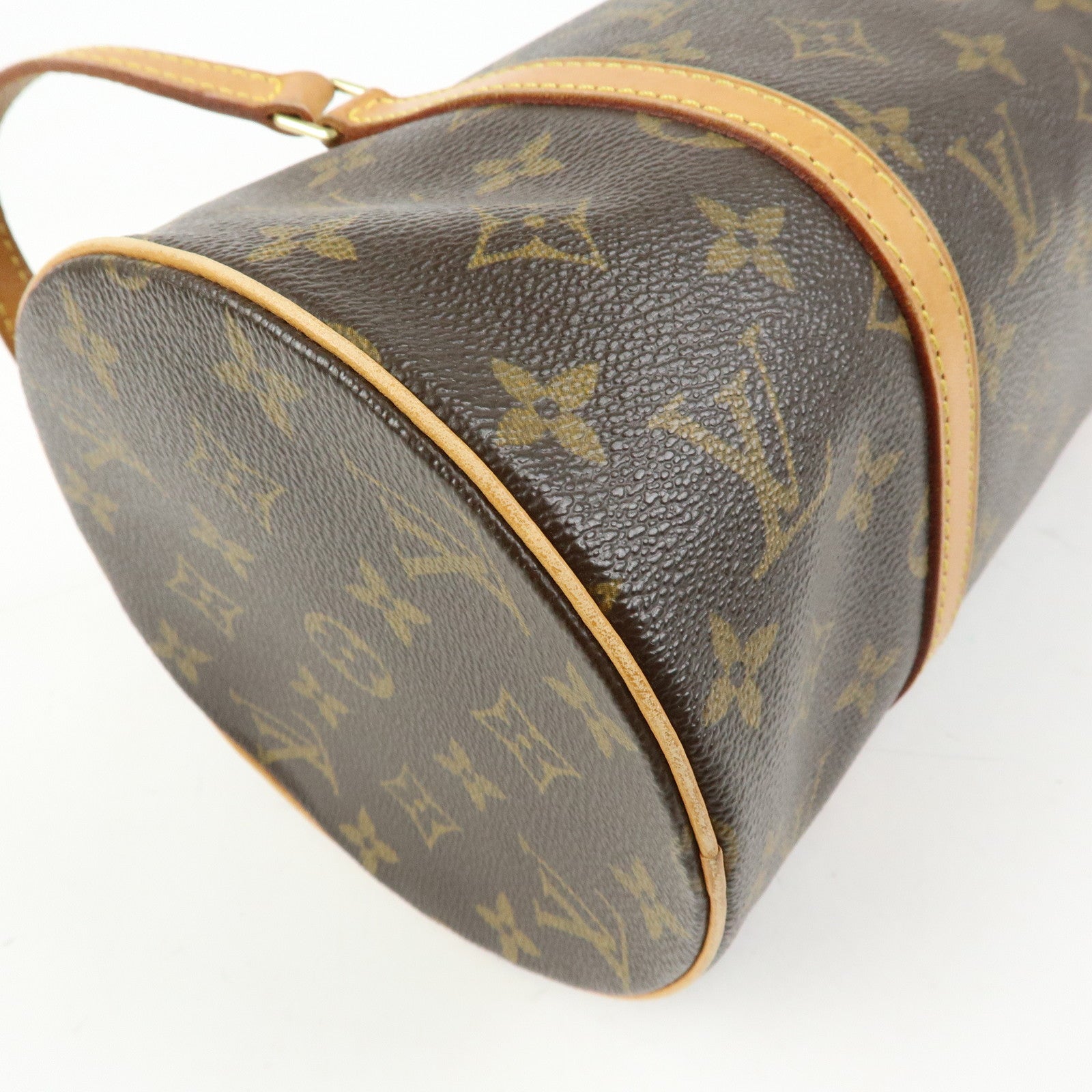 Louis Vuitton Monogram Papillon 30 Hand Bag Brown M51385