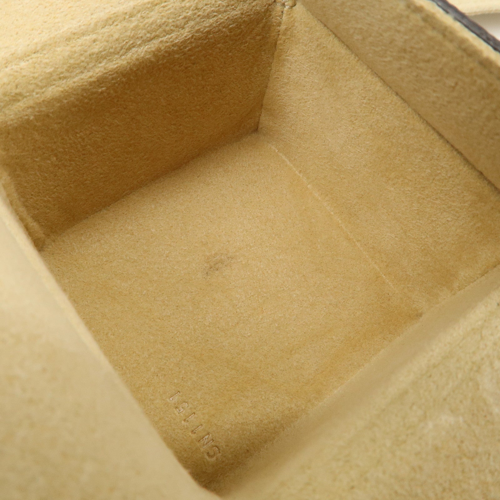 Louis Vuitton Monogram Canvas Jewelry Case Jewelry Box Brown