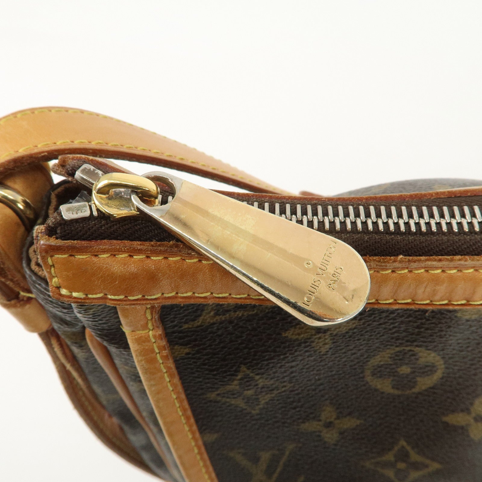 Louis Vuitton Monogram Tulum GM Shoulder Bag Brown M40075 Used