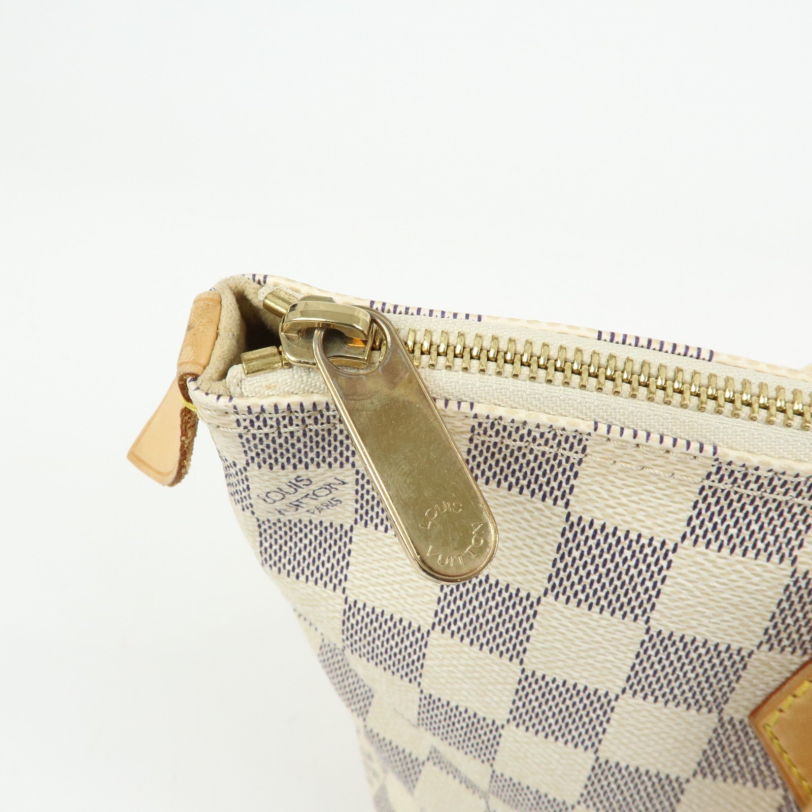 Louis Vuitton Damier Azur Saleya PM Tote Bag Hand Bag N51186