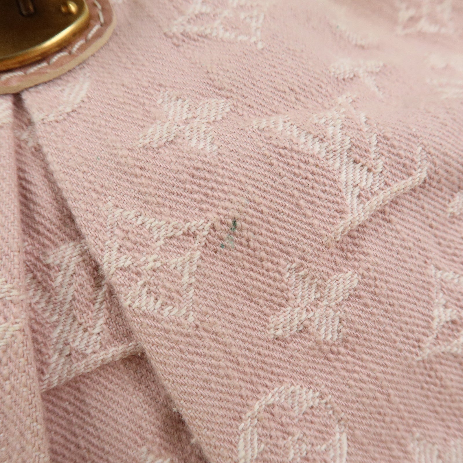 Louis Vuitton Monogram Denim Slightly Shoulder Bag Pink M95833