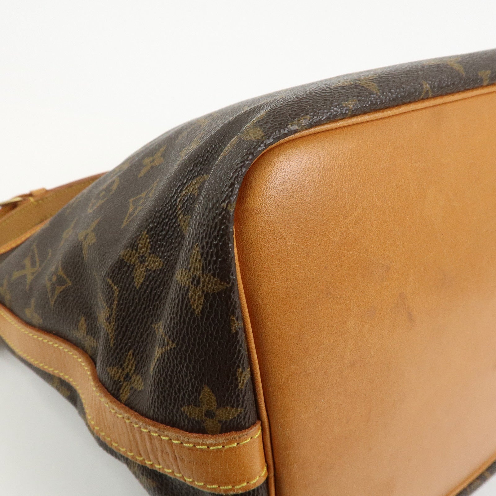 Louis Vuitton Monogram Canvas Petit Noe Shoulder Bag Brown M42226