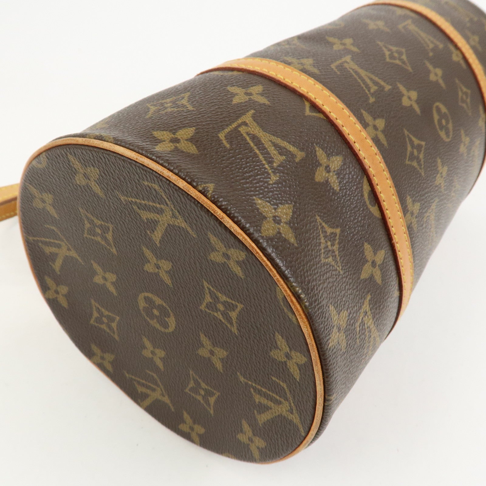 Louis Vuitton Monogram Papillon 30 Hand Bag New Style Brown M51385