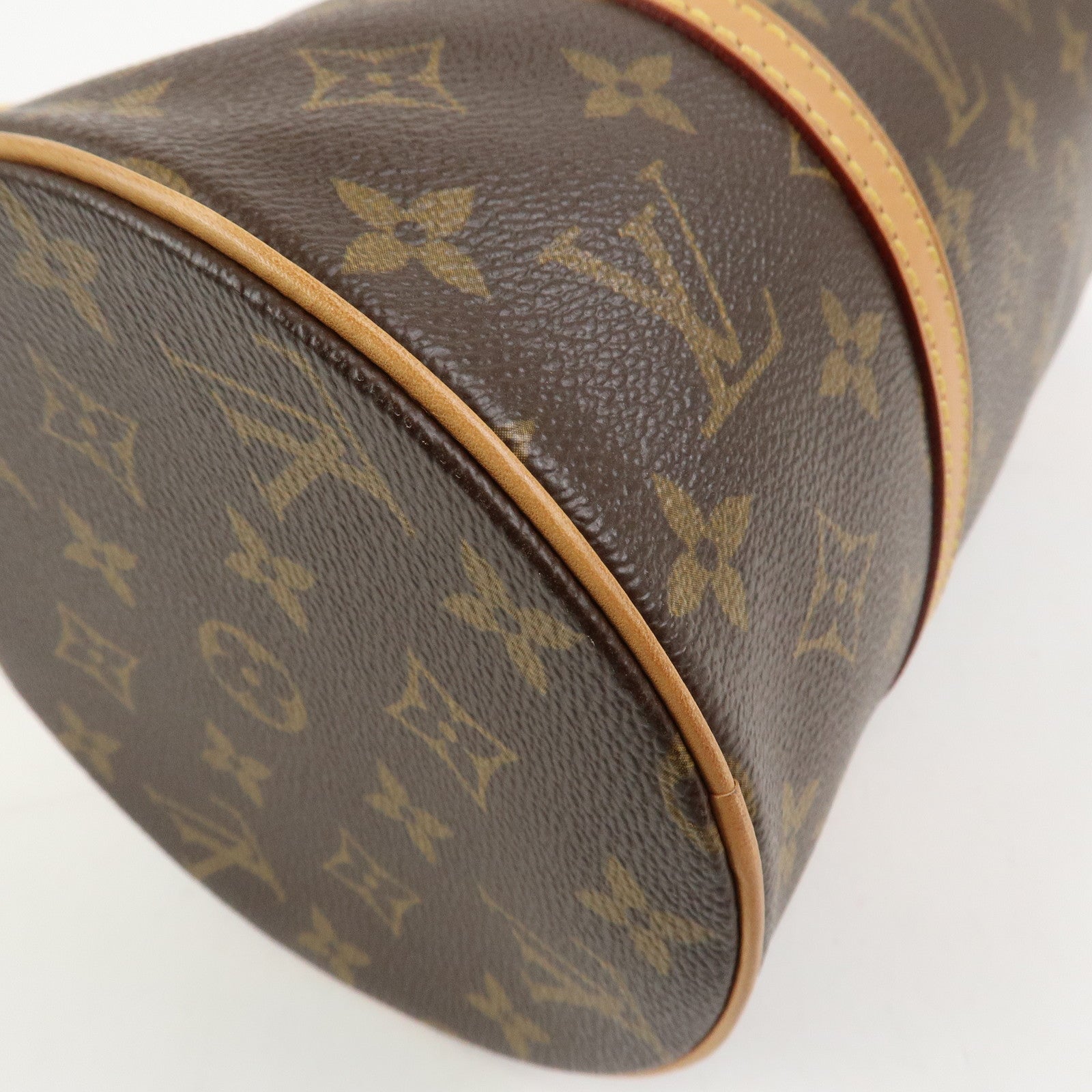 Louis Vuitton Monogram Papillon 30 Hand Bag New Style Brown M51385