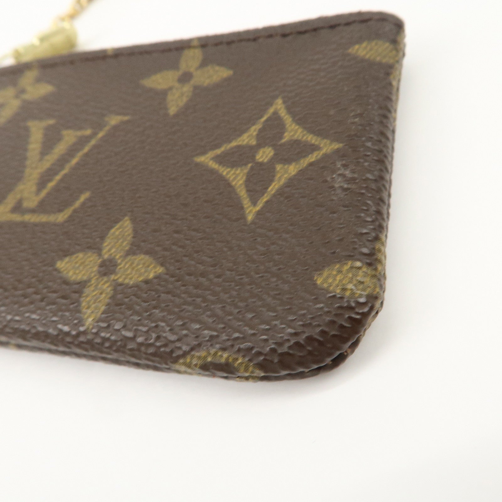 Louis Vuitton Monogram Pochette Cles Coin Case Key Case M62650