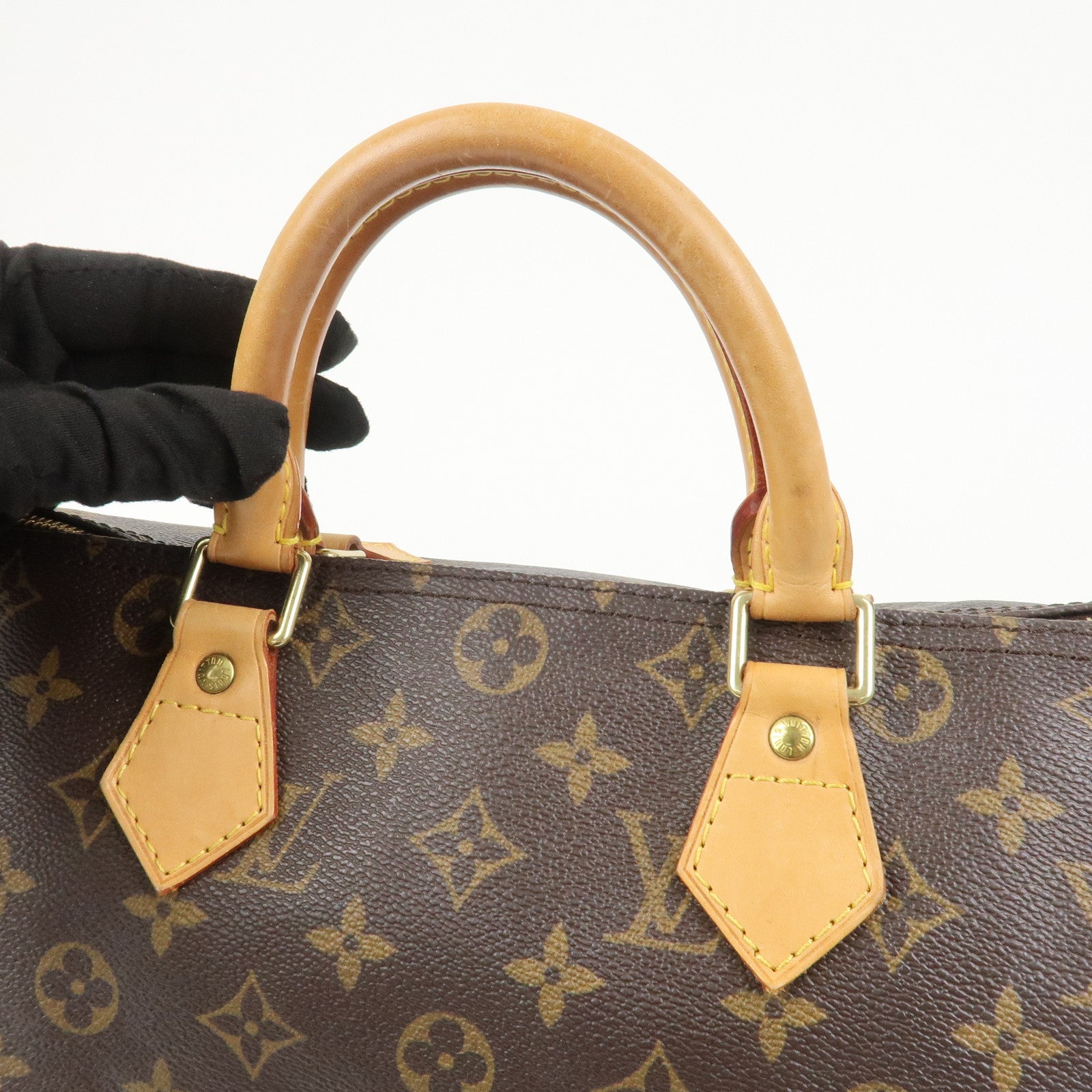 Louis Vuitton Monogram Speedy 30 Boston Bag Hand Bag Brown M41526