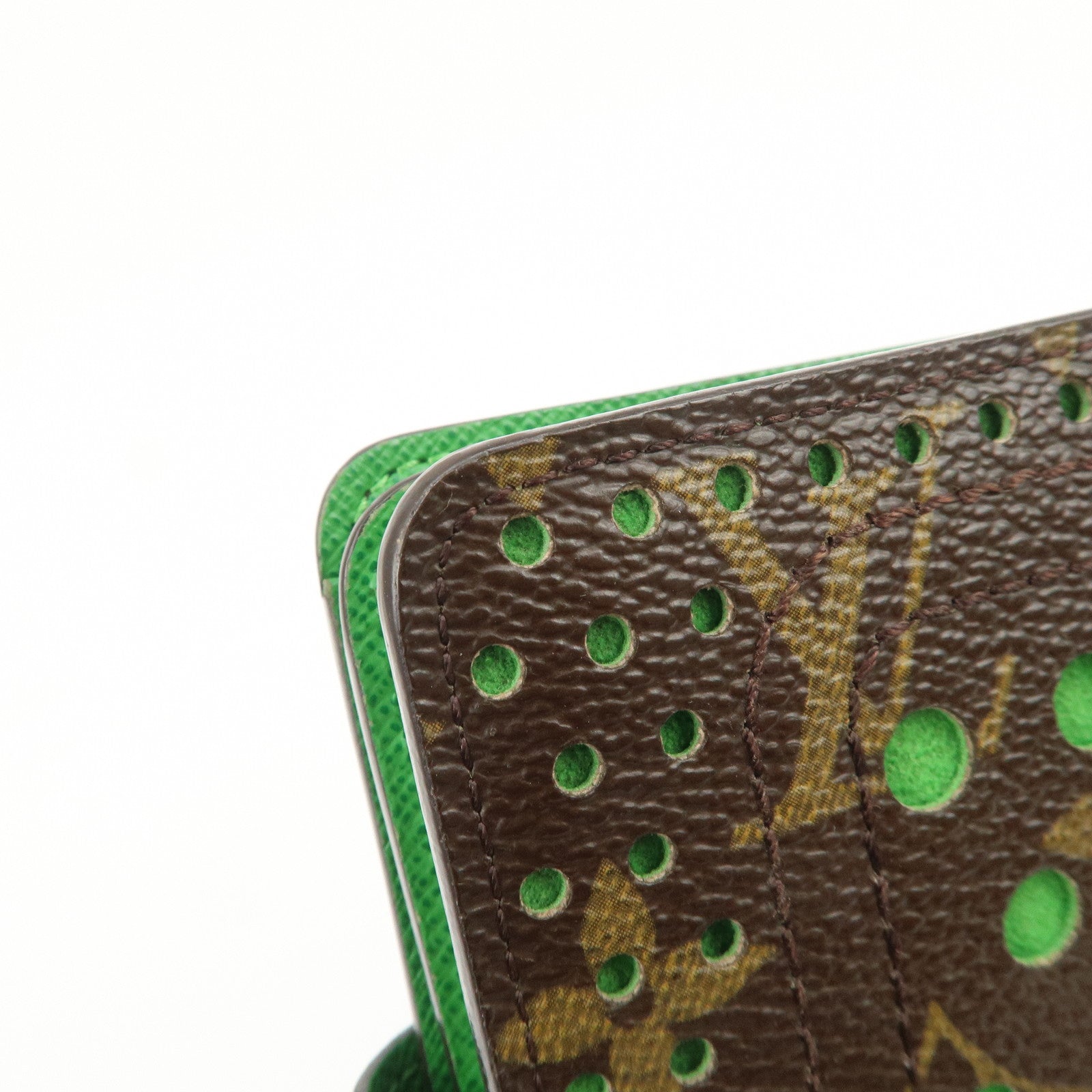 Louis Vuitton Monogram Perfor Compact Zip Bi-fold Wallet M95218