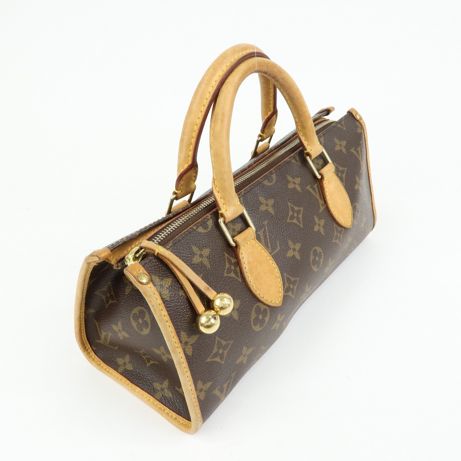 Louis Vuitton Monogram Popincourt Hand Bag Brown M40009