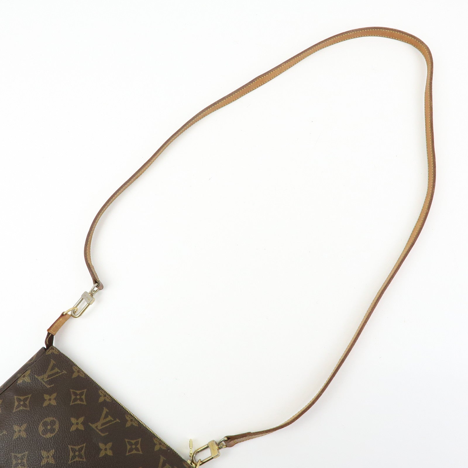 Louis Vuitton Monogram Pochette Accessoires Pouch Hand Bag M51980