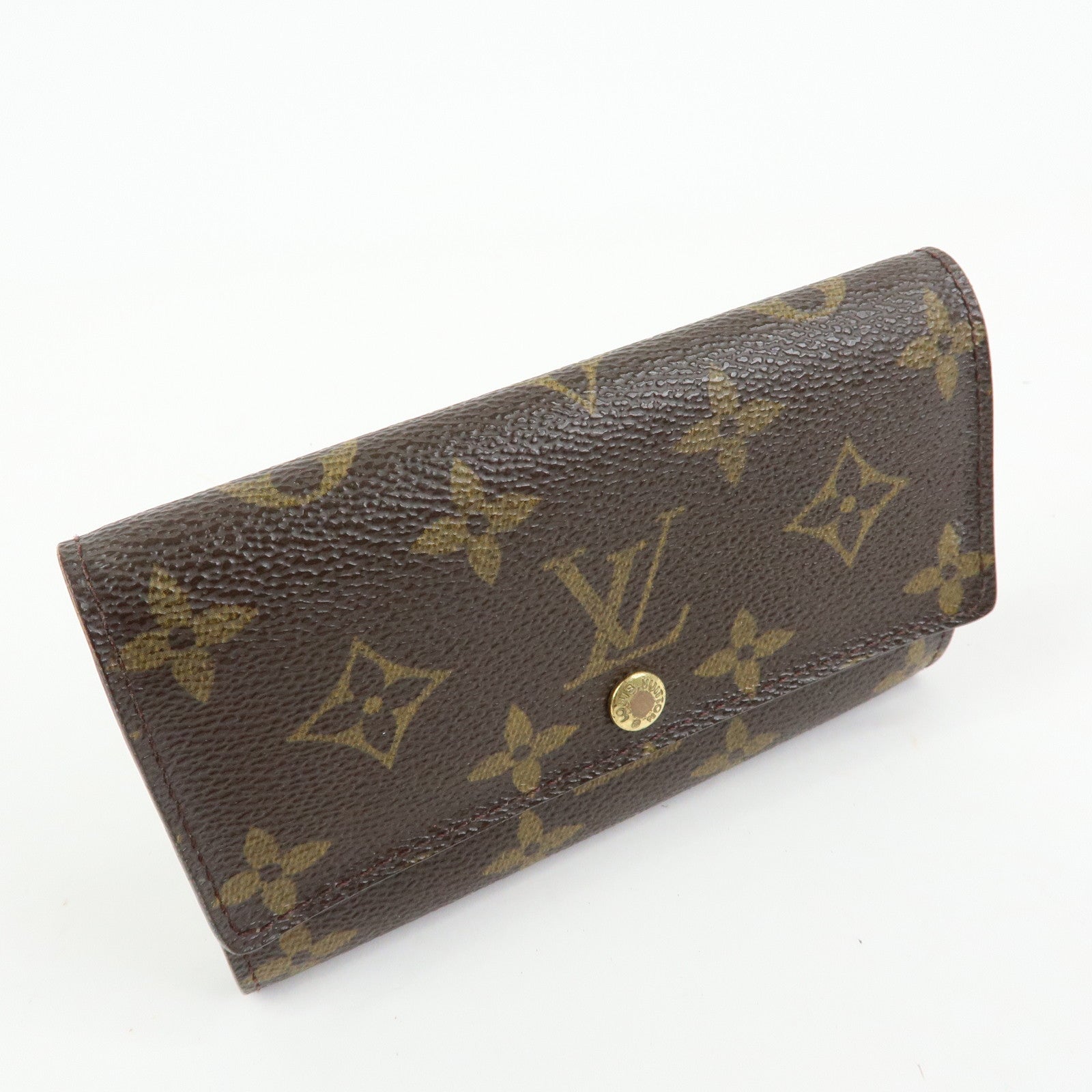 Louis Vuitton Monogram Porte Monnaie Zip Bifold Wallet M61735