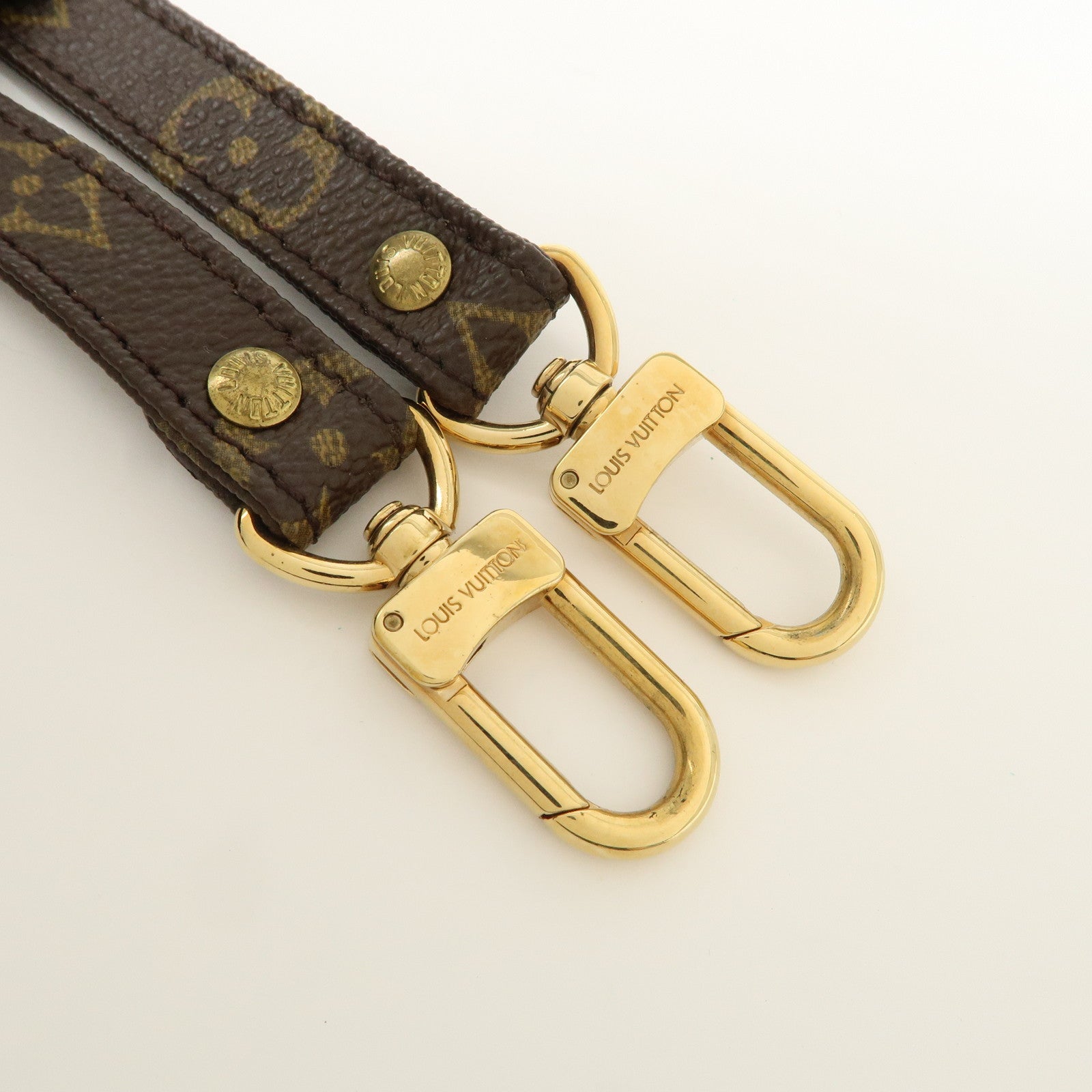 Louis Vuitton Monogram Leather Shoulder Strap 100cm J75011 Used