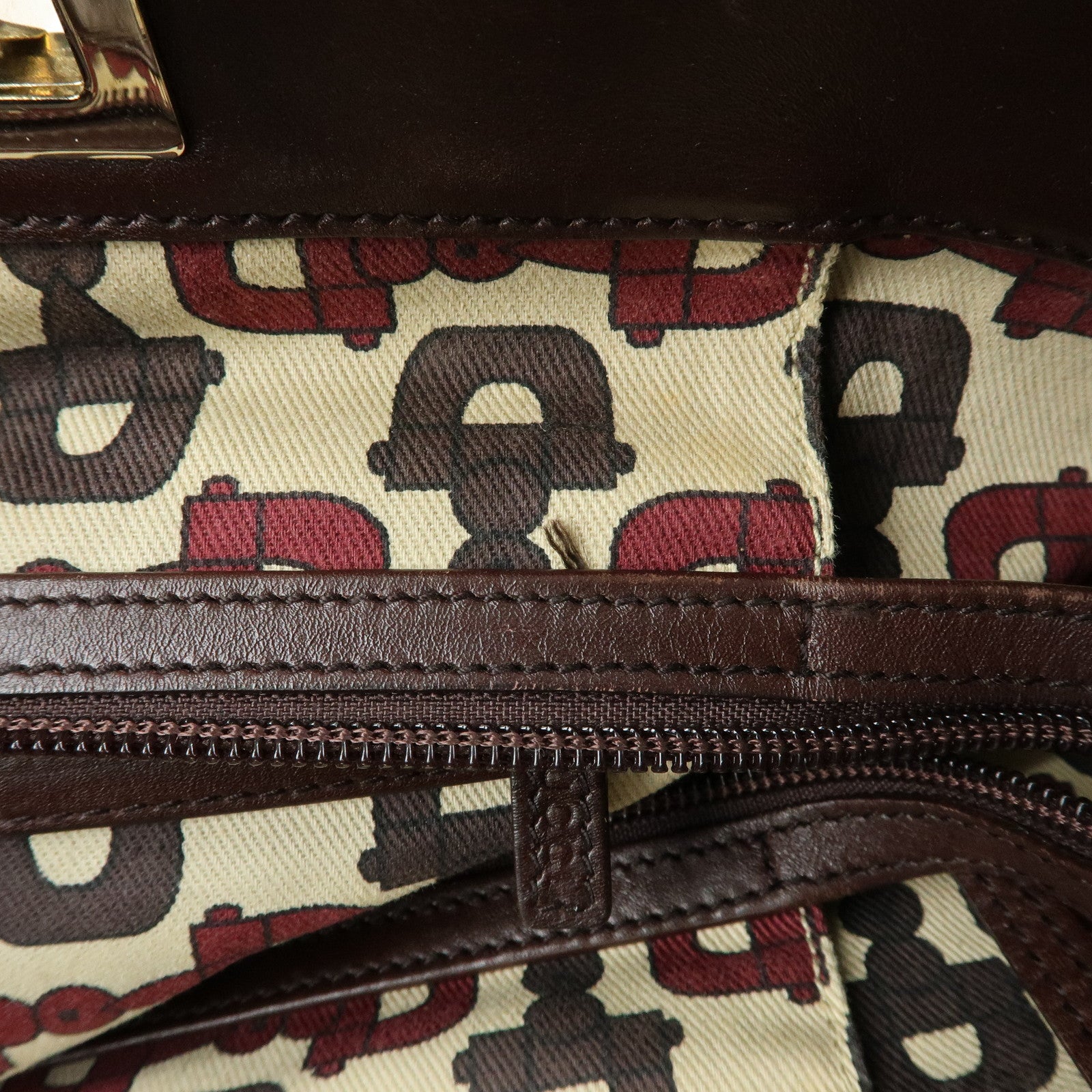 GUCCI Guccissima Leather Tote Bag Hand Bag Brown 145993