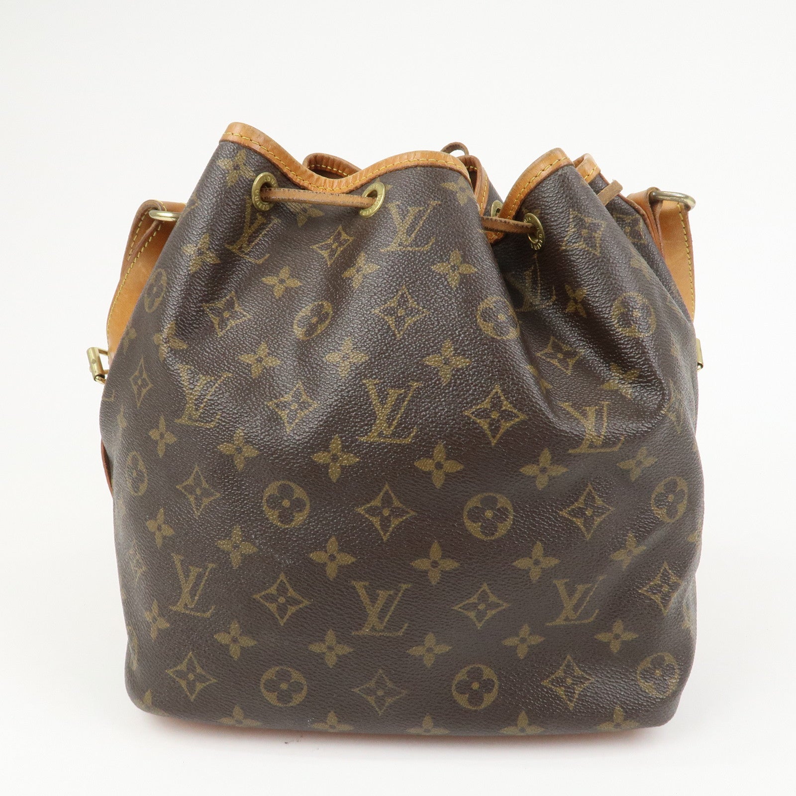 Louis Vuitton Monogram Petit Noe Shoulder Bag Brown M42226