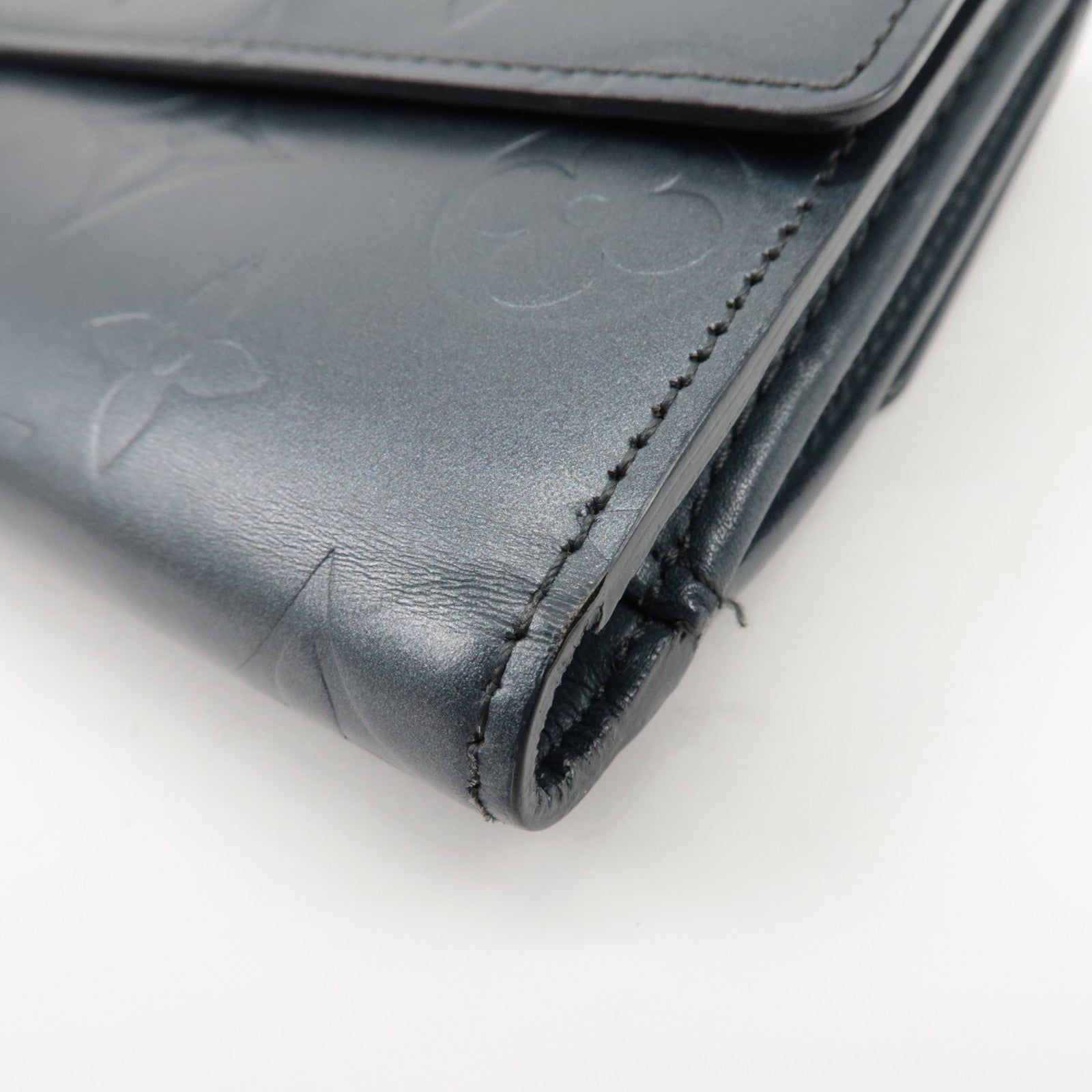 Louis Vuitton Monogram Matte Porte Monnaie Billets Credit M65115 Used