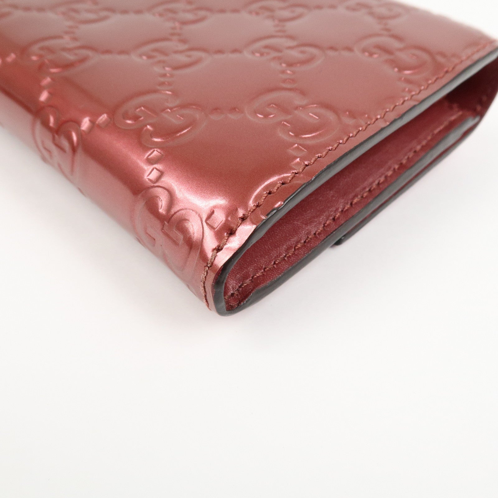 GUCCI Guccissima Interlocking G Lovely Heart Long Wallet 251861