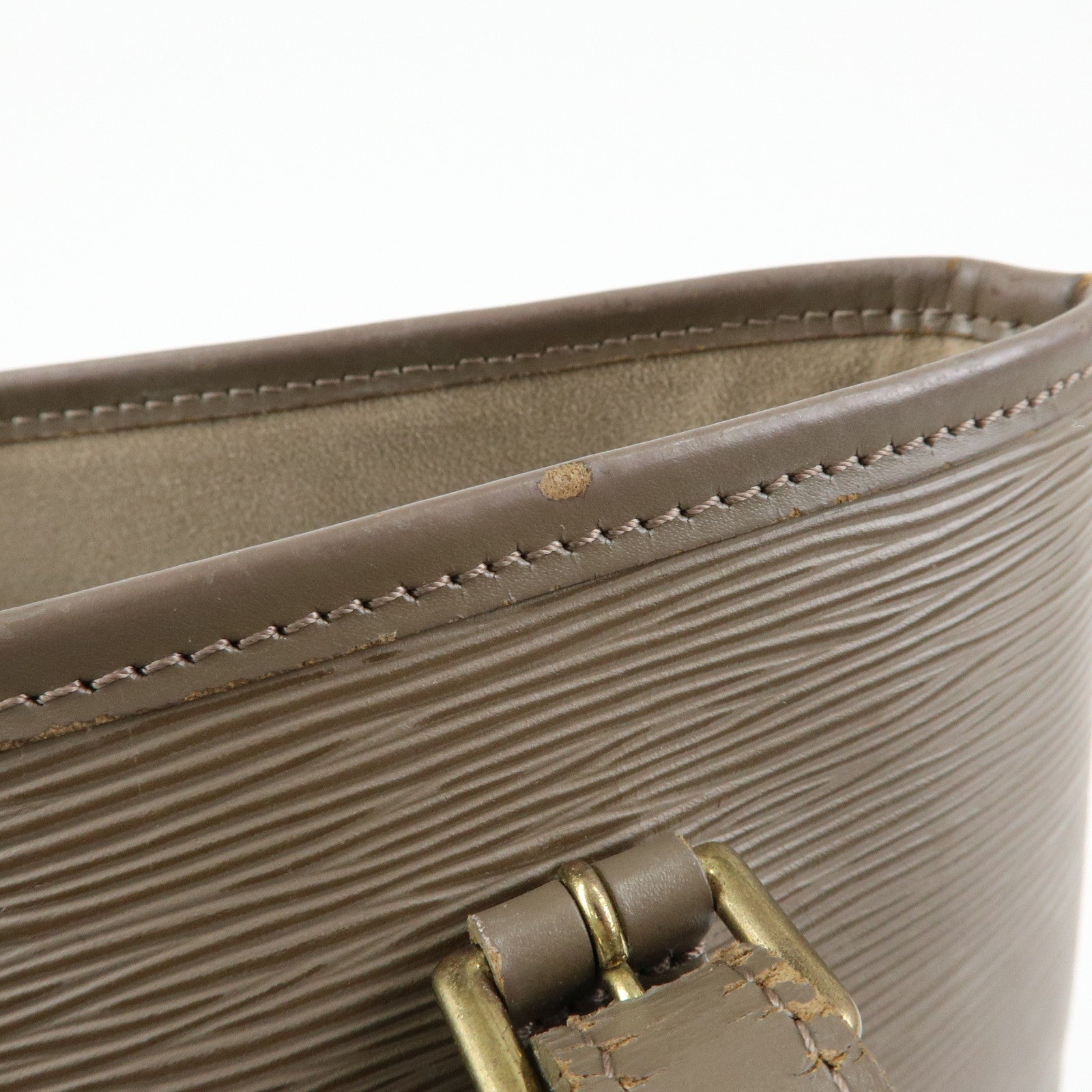 Louis Vuitton Epi Leather Bucket GM Tote Bag Shoulder Bag Gris