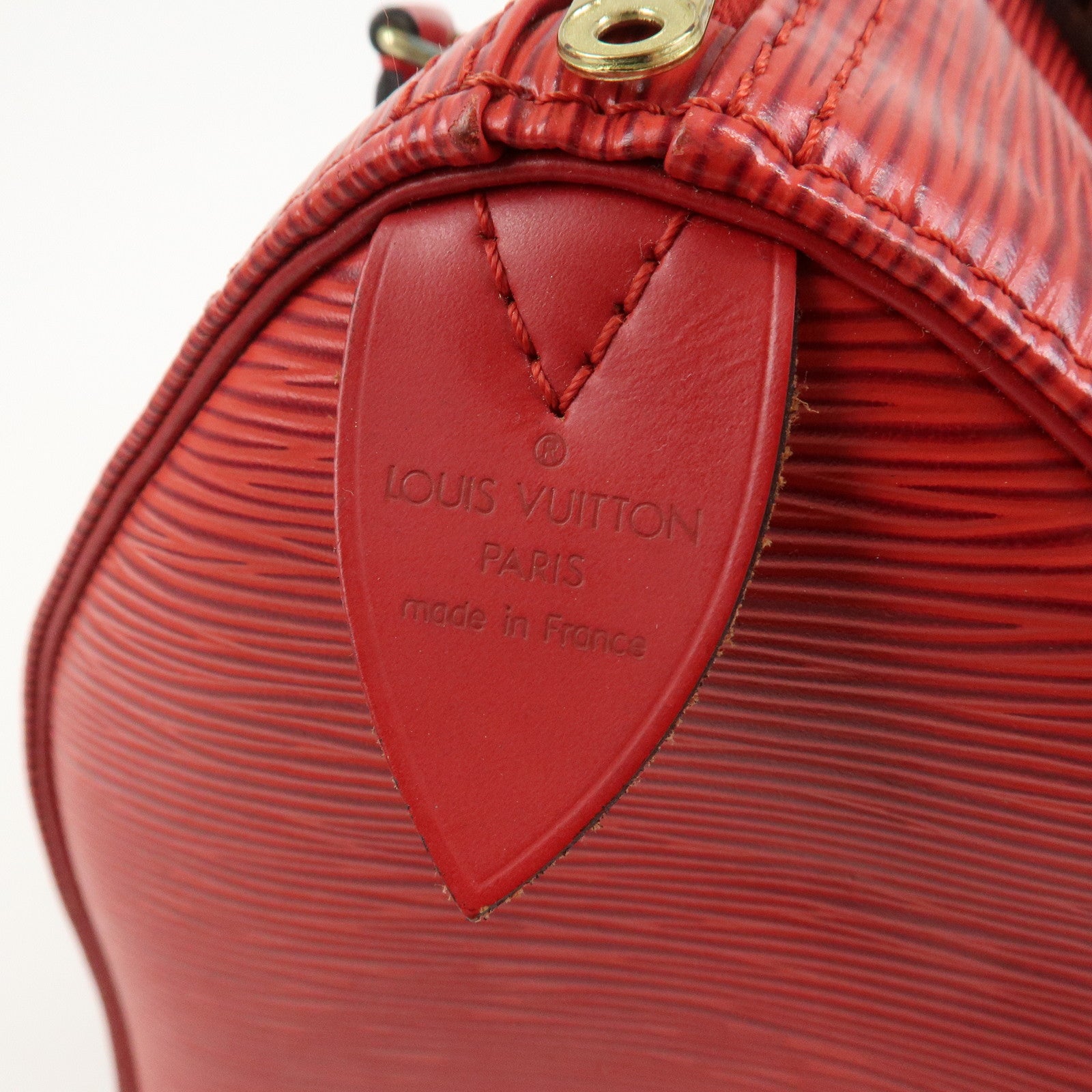 Louis Vuitton Epi Speedy 25 Hand Bag Castilian Red M43017