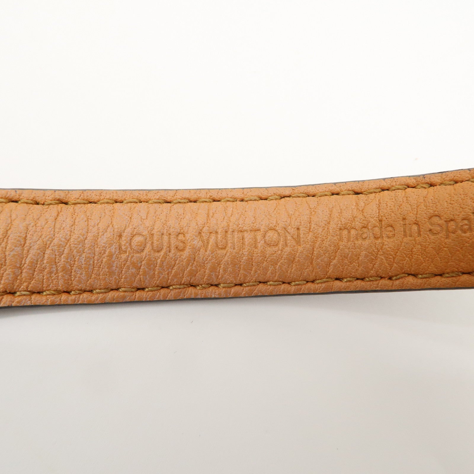 Louis Vuitton Monogram Canvas Leather Bracelet Essential V M6042