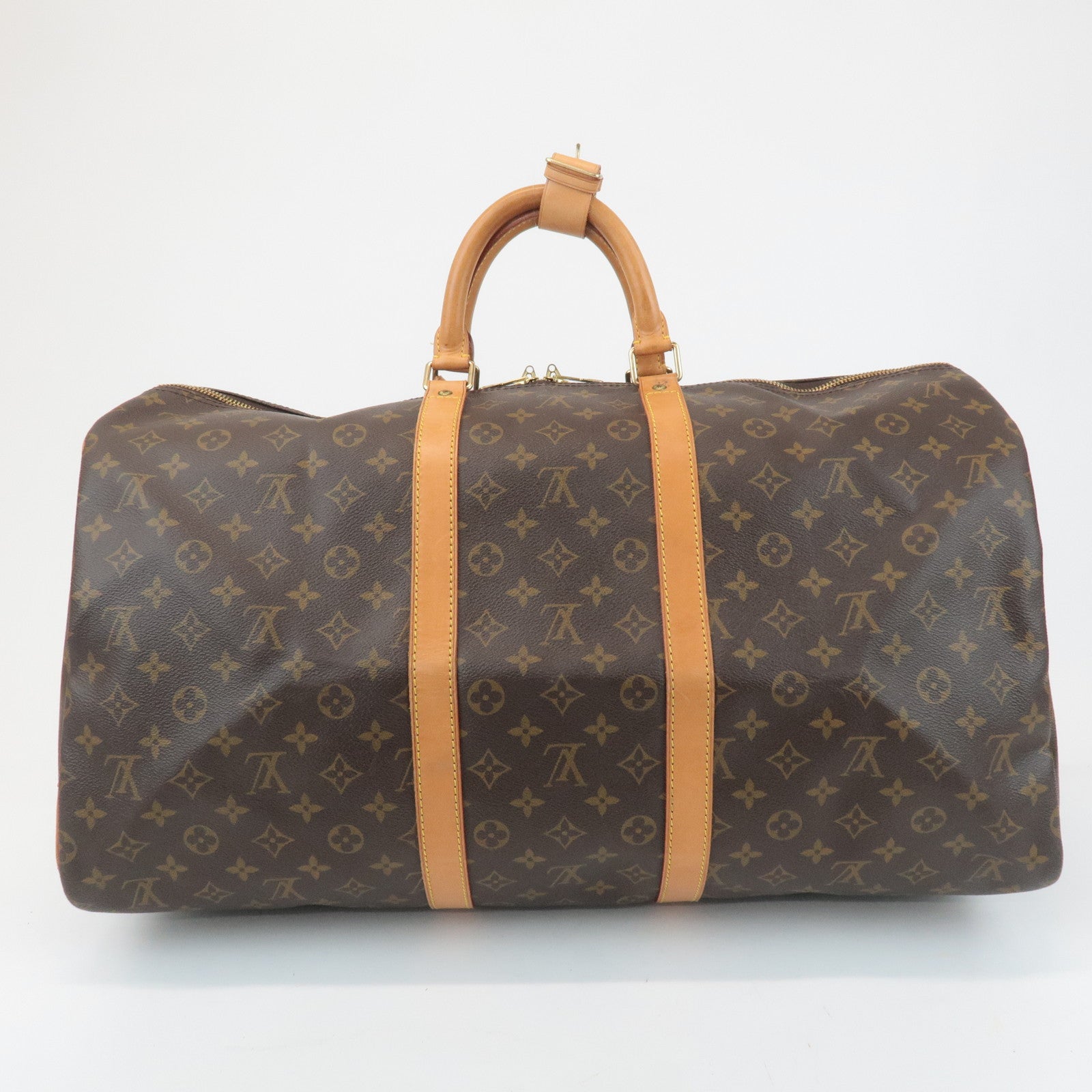 Louis Vuitton Monogram Keep All 55 Boston Bag Travel Bag M41424 Used