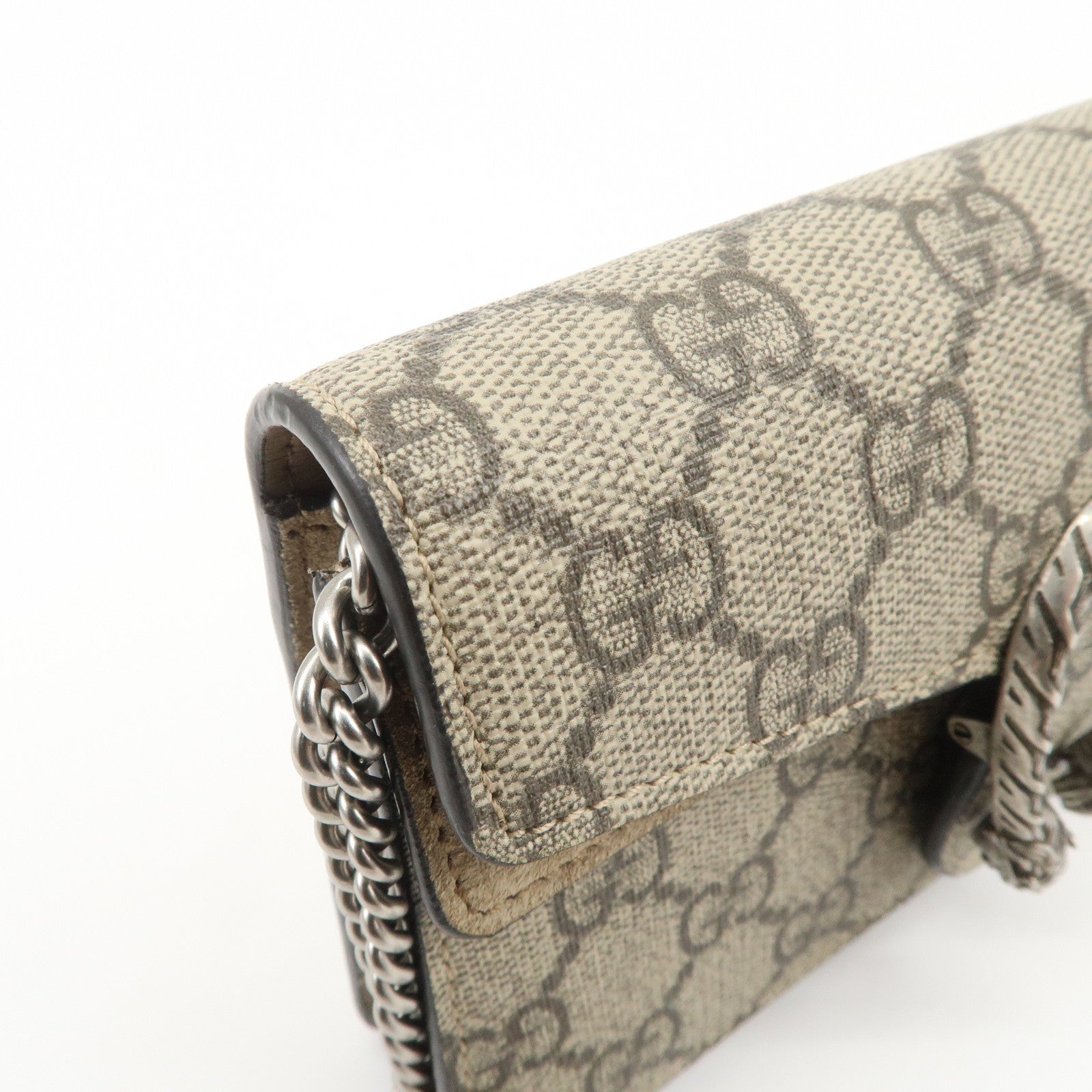 GUCCI Dionysus Super Mini Bag Leather Chain Shoulder Bag 476432