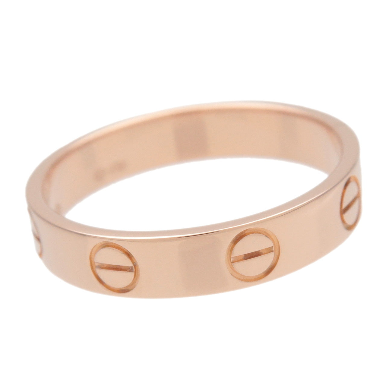 Cartier Mini Love Ring #52 K18 750PG Rose Gold US5.5 EU52 HK12.5