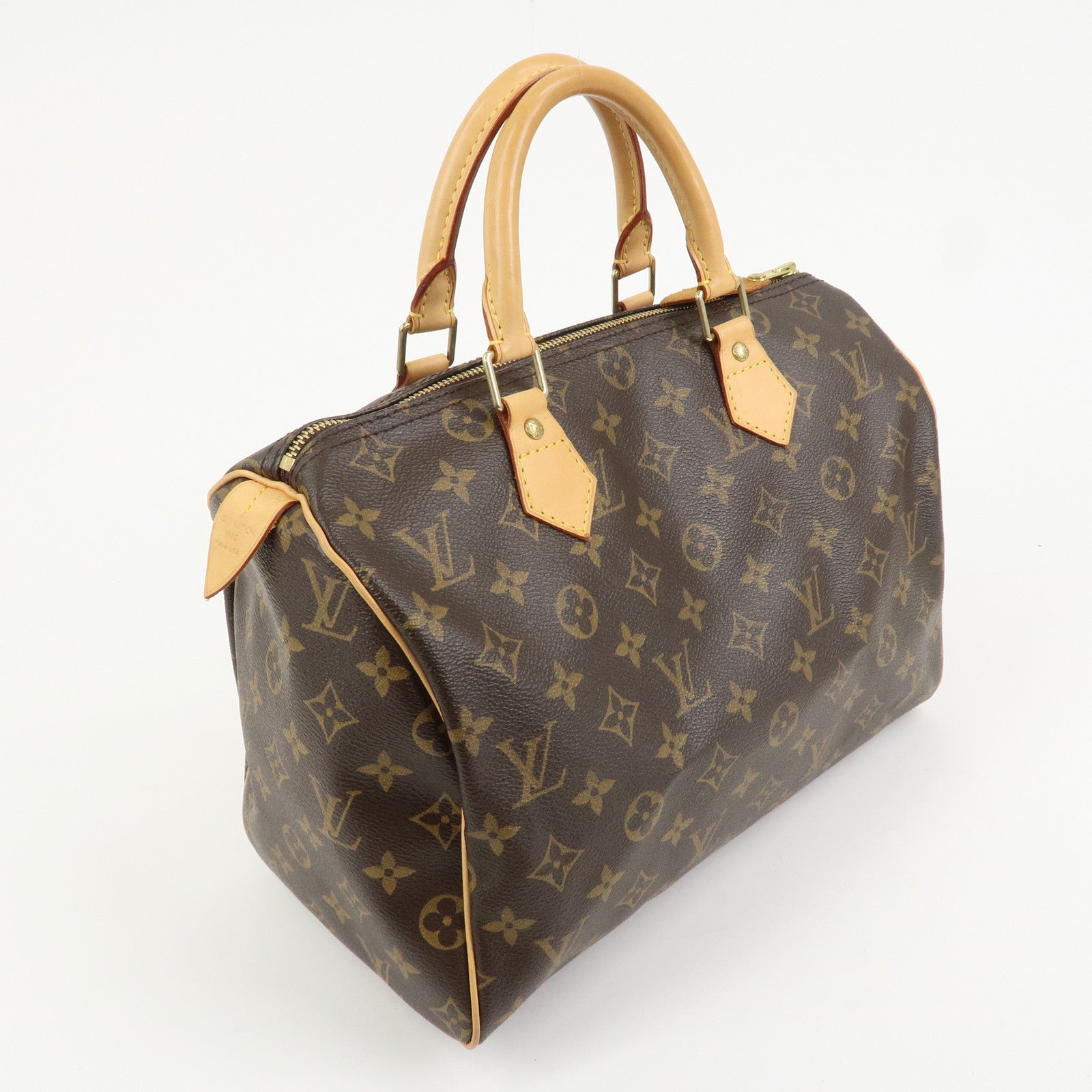 Louis Vuitton Monogram Speedy 30 Boston Bag Hand Bag Brown M41526