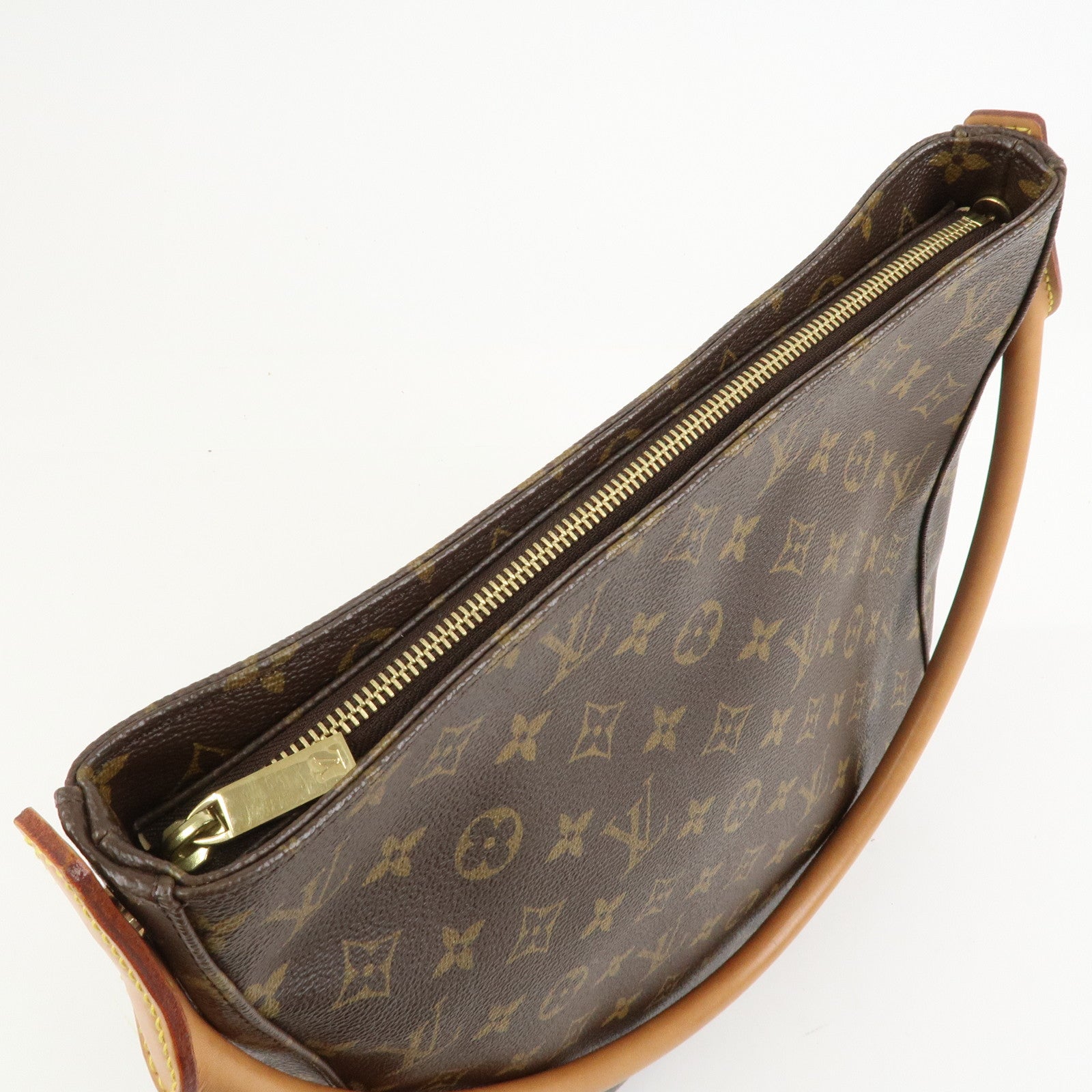 Louis Vuitton Monogram Canvas Looping GM Shoulder Bag Brown M51145