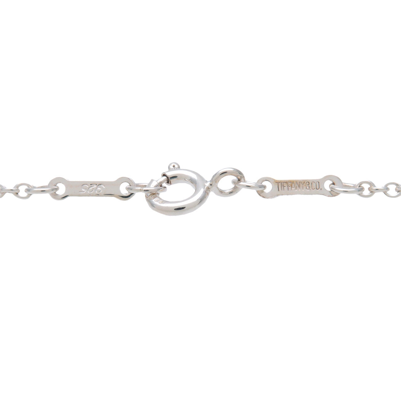 Tiffany & Co Open Heart Necklace 22MM SV925 Silver