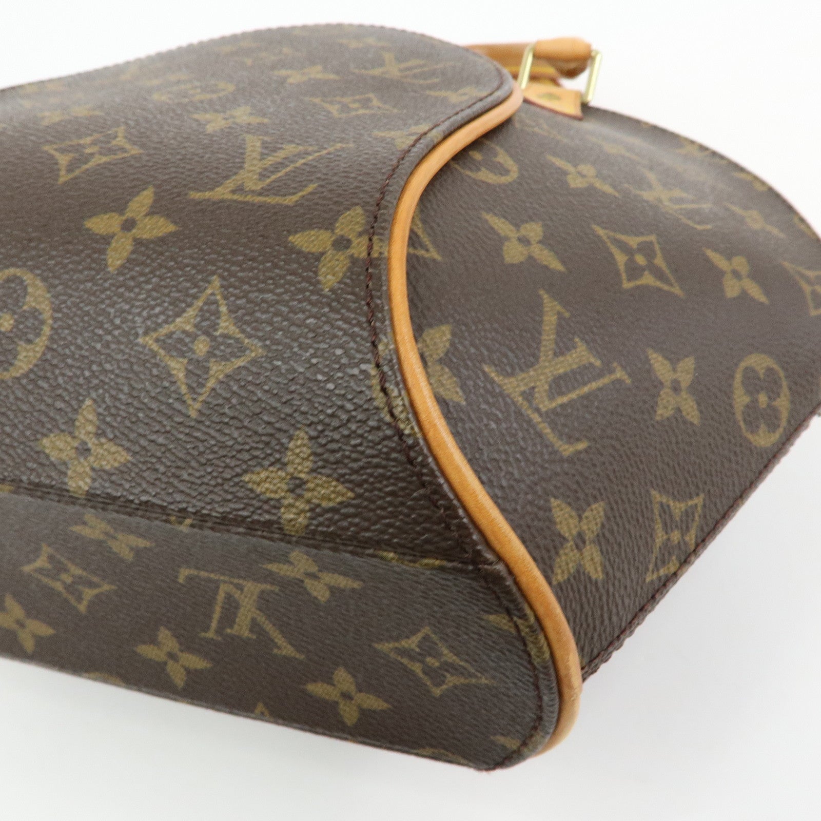 Louis Vuitton Monogram Ellipse PM Hand Bag Brown M51127