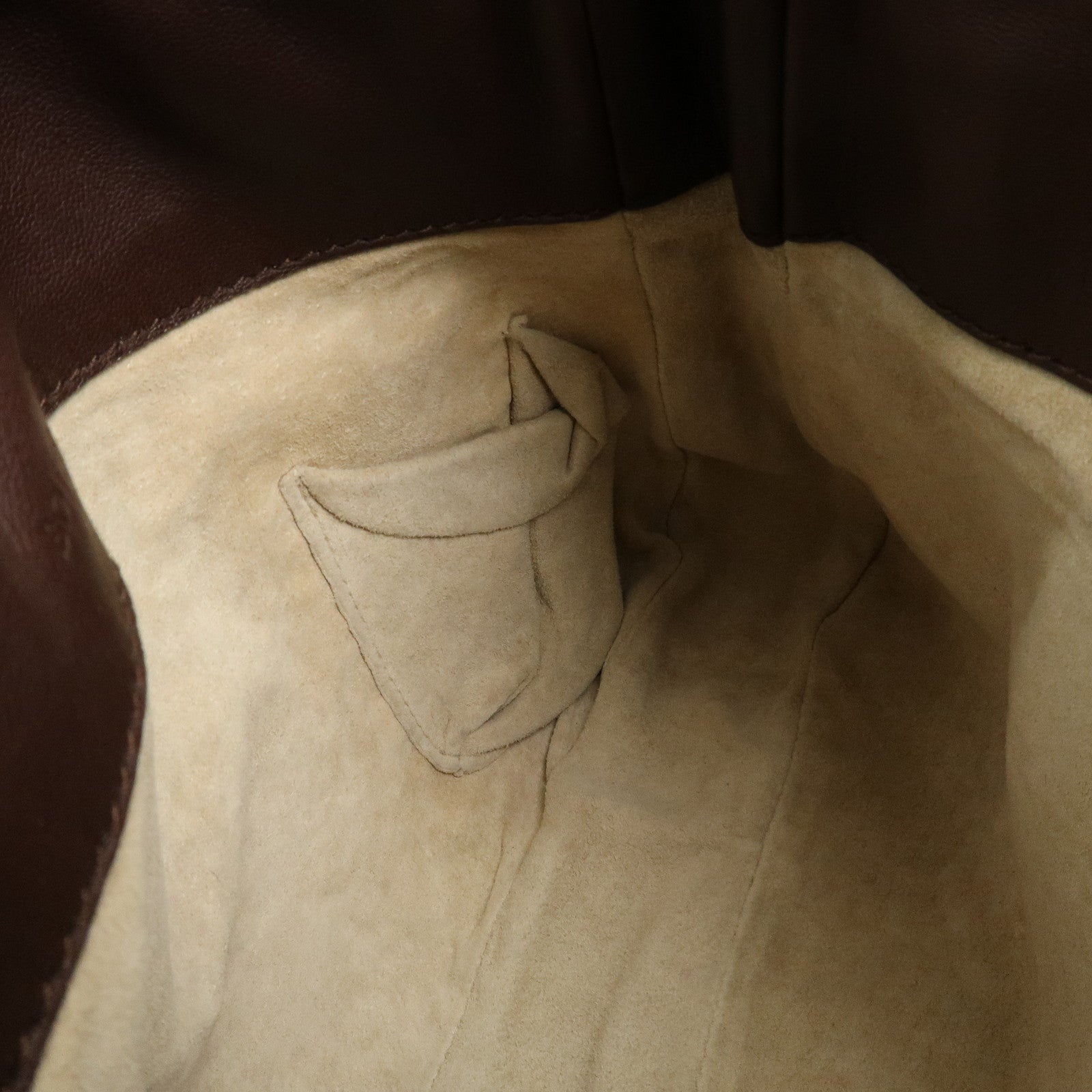 BOTTEGA VENETA Intrecciato Leather Shoulder Bag Brown 133507