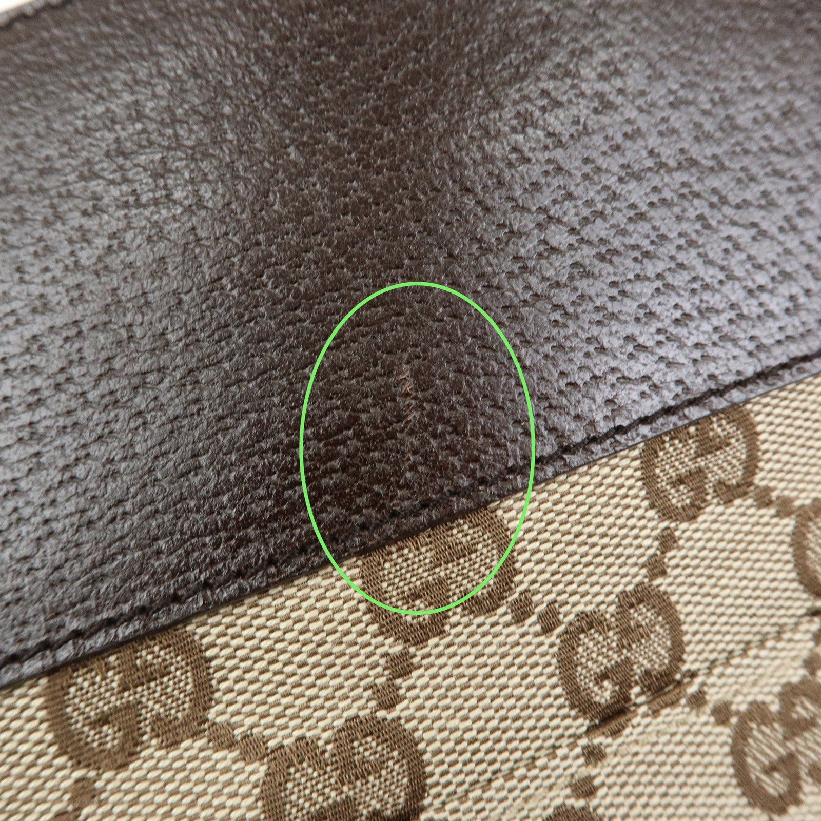 GUCCI Sherry GG Canvas Leather Shoulder Crossbody Bag Beige 27639