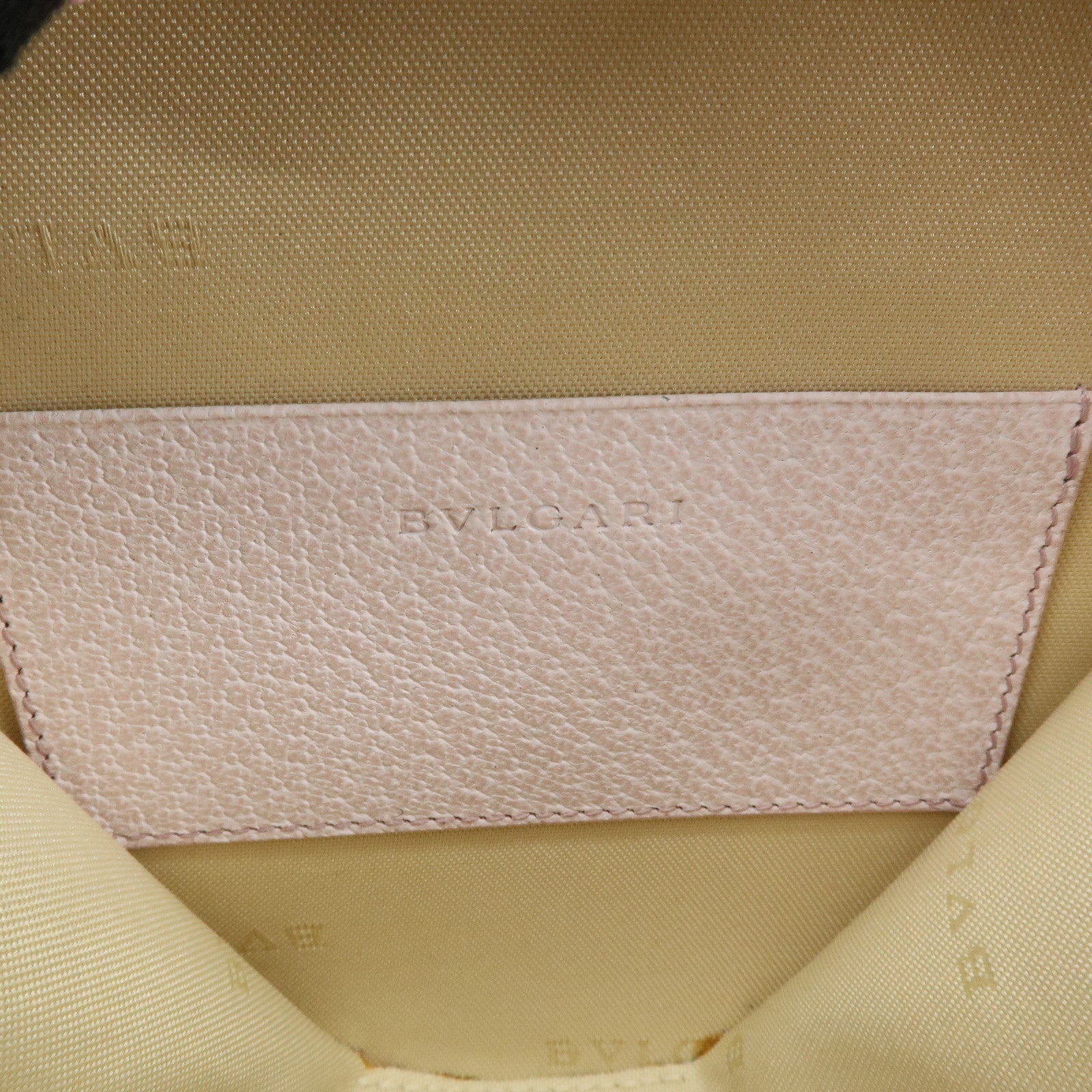 BVLGARI B-Zero1 Yo-Yo Leather Shoulder Bag Crossbody Bag Light Pink