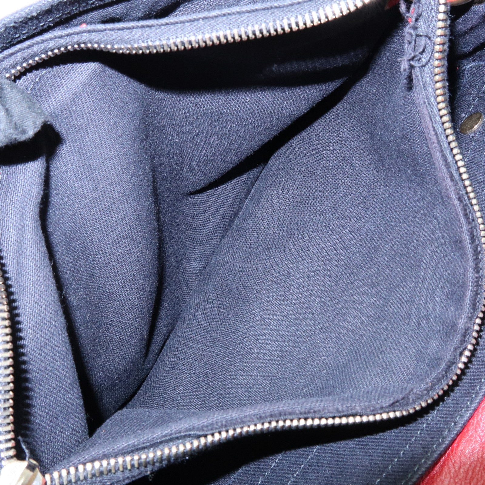 SAINT LAURENT PARIS Muse Two Leather Shoulder Bag Red 265707