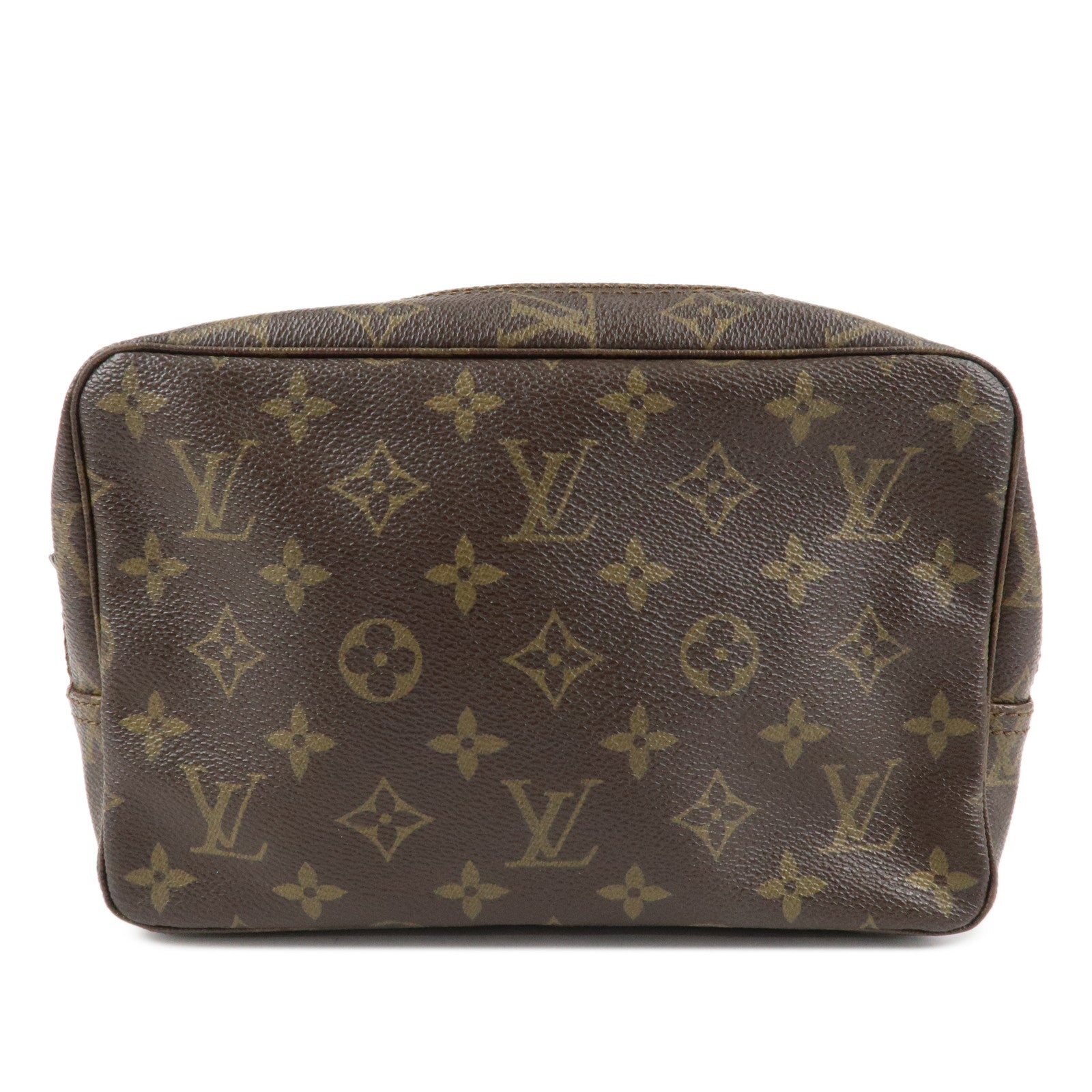 Louis Vuitton Monogram Trousse Toilette 23 Pouch Brown M47524 Used