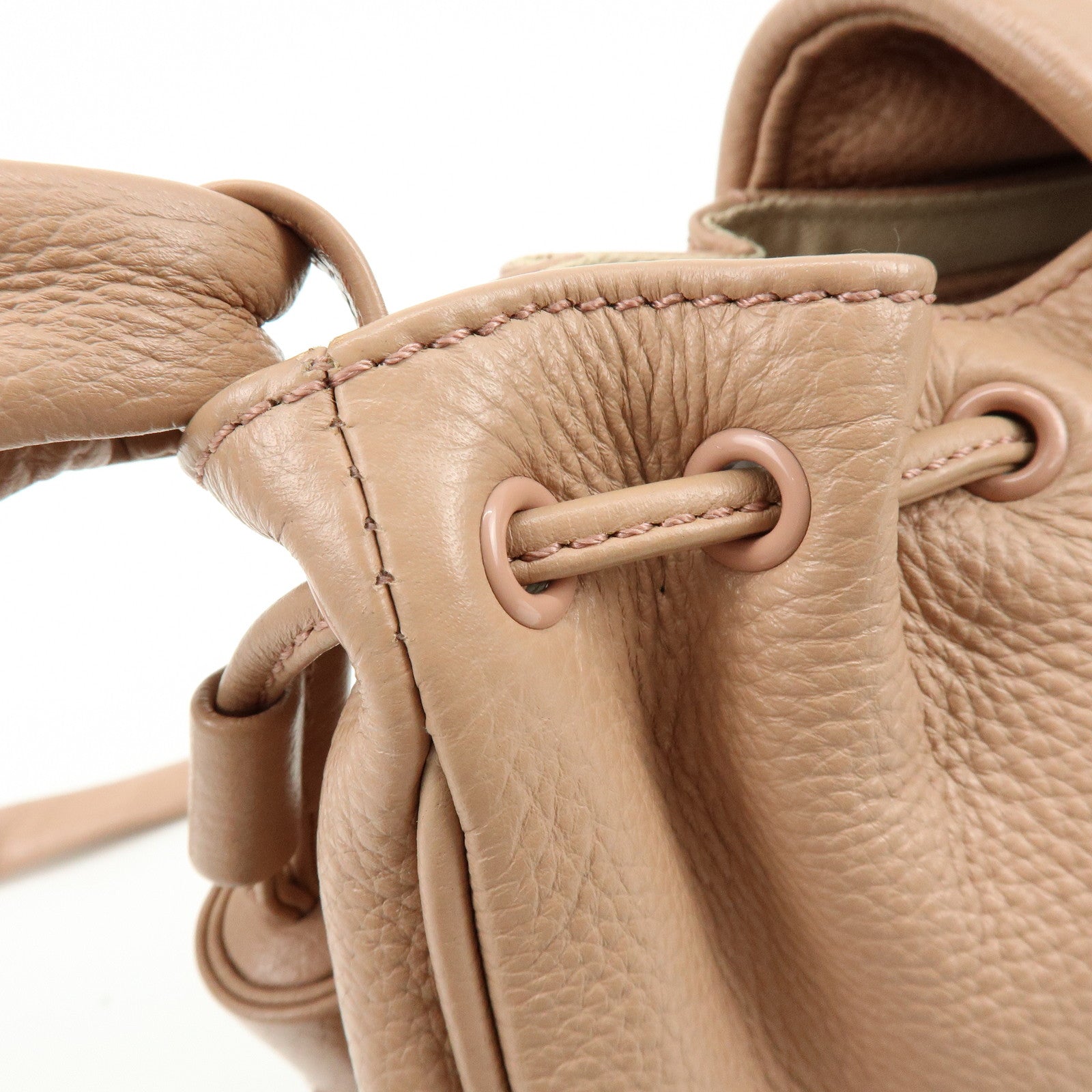 Chloe See By Chloe Leather Shoulder Bag Crossbody Bag Pink