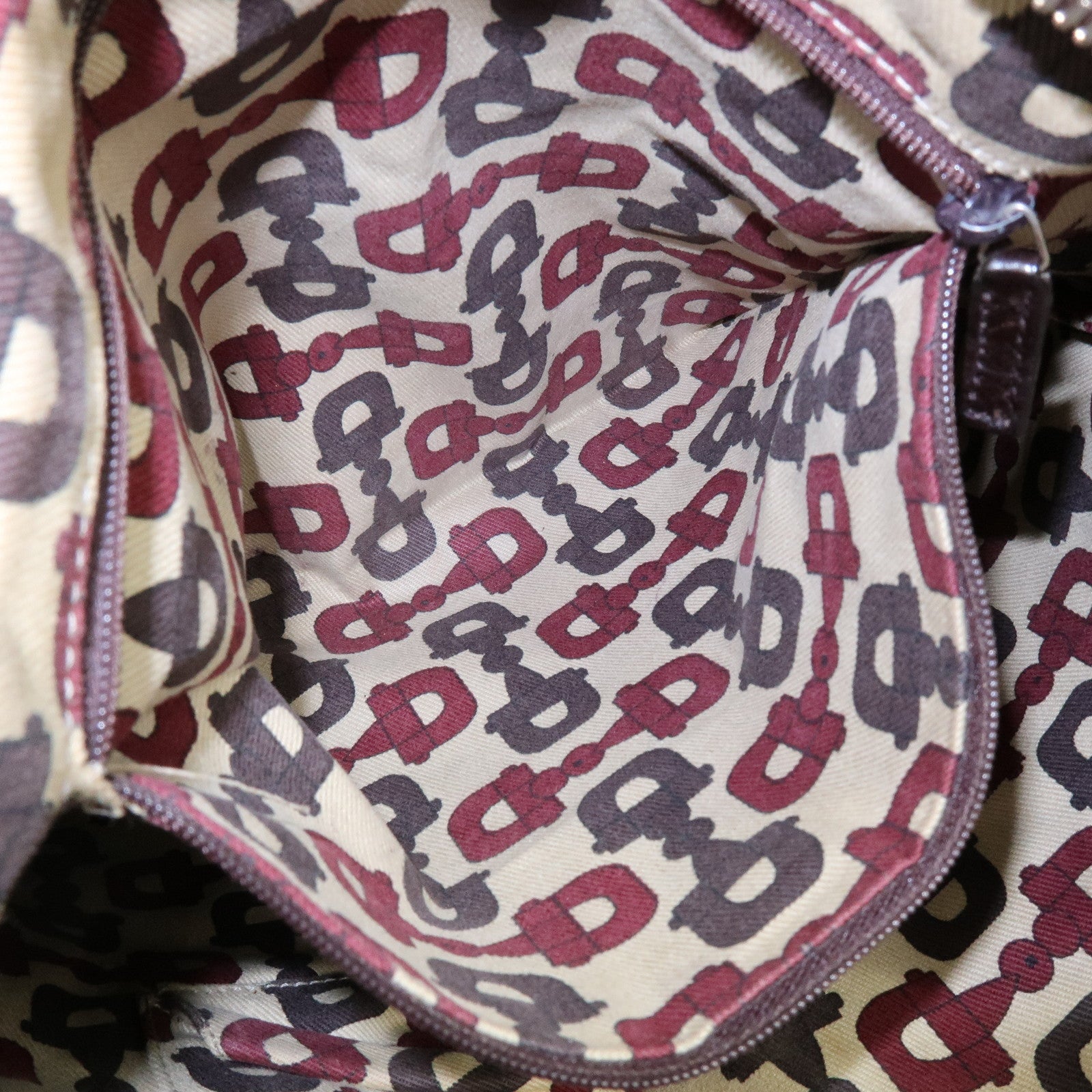 GUCCI Abbey Leather Shoulder Bag Crossbody Bag Brown 131326
