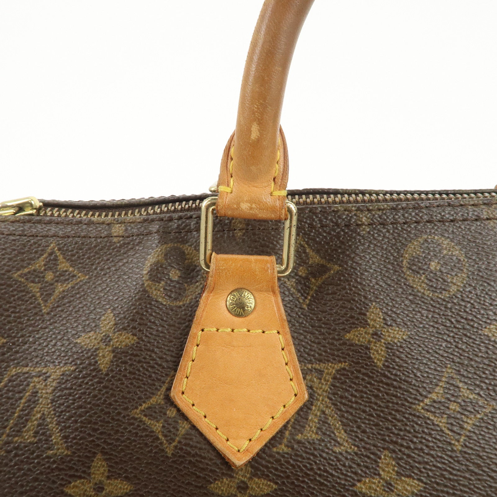 Louis Vuitton Monogram Speedy 30 Boston Bag Hand Bag Brown M41526